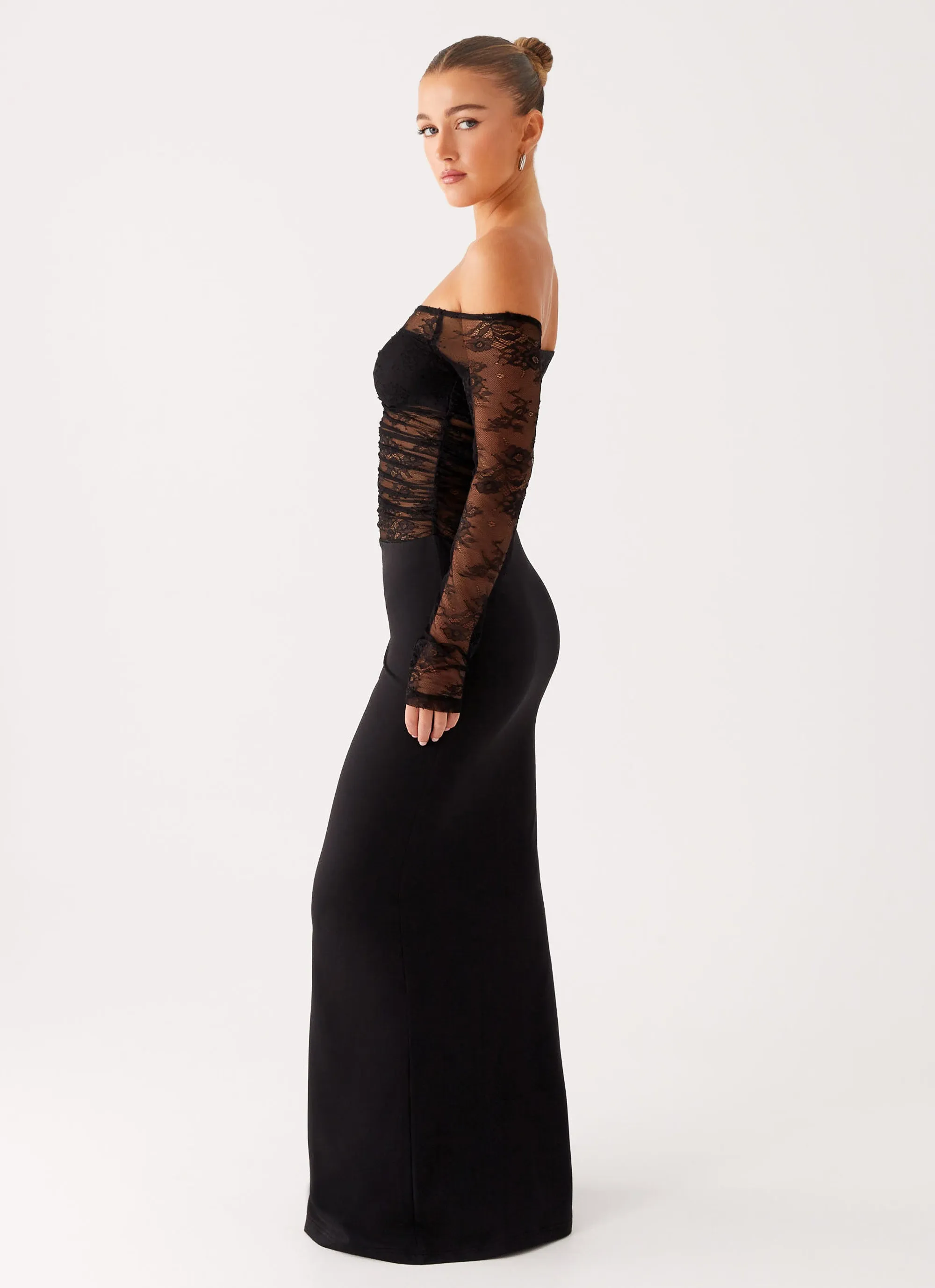 Balanced Lines Contemporary Look Avi Maxi Dress - Black