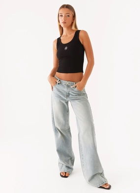 No Tag WaterRepellentCoating Matina Jean - Vintage Blue