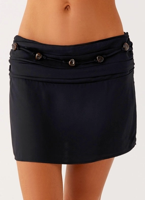 SeamlessPockets Elice Mini Skirt - Black