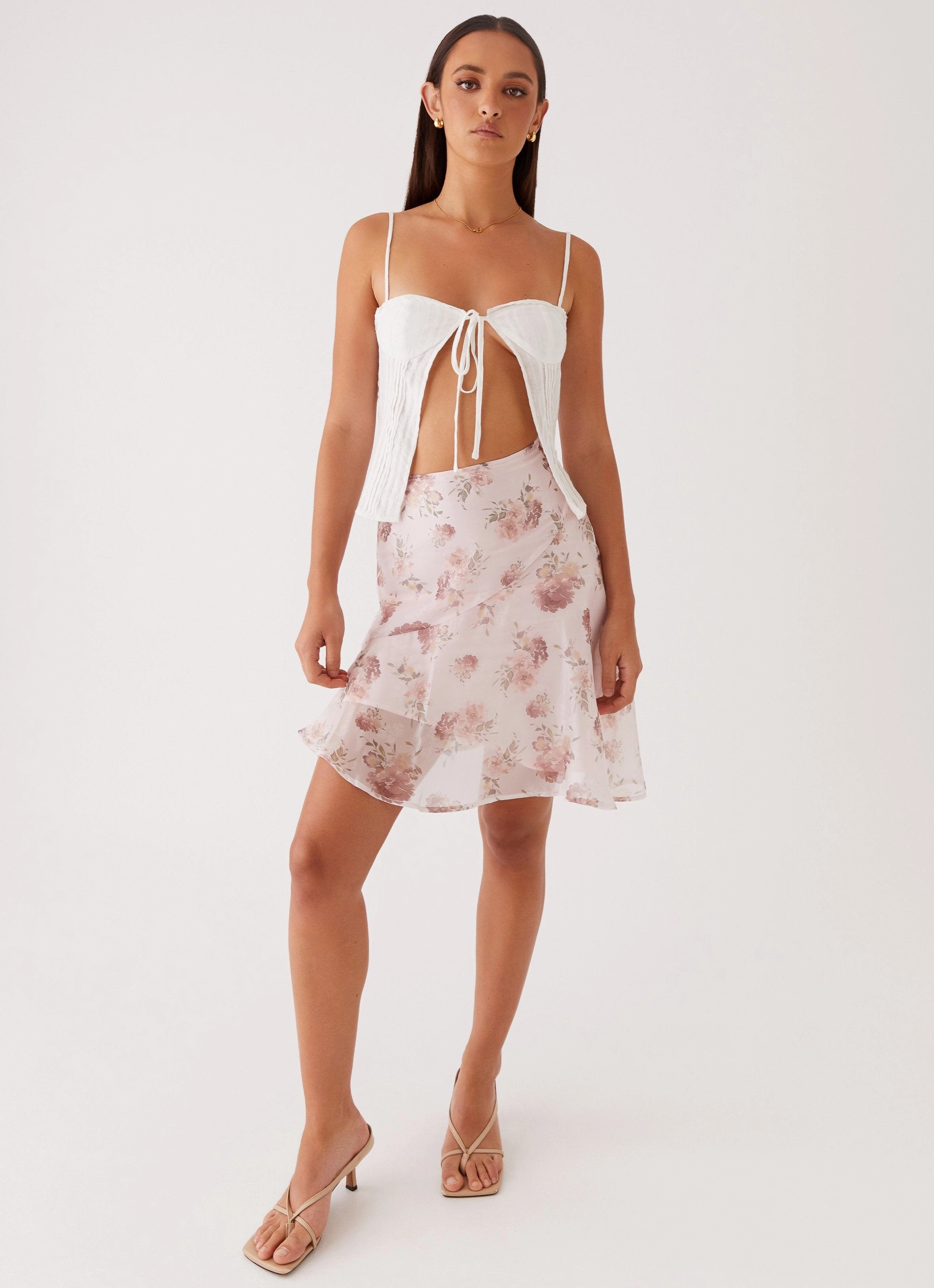 BreathableBack SoftBrushed Feed The Fire Top - White