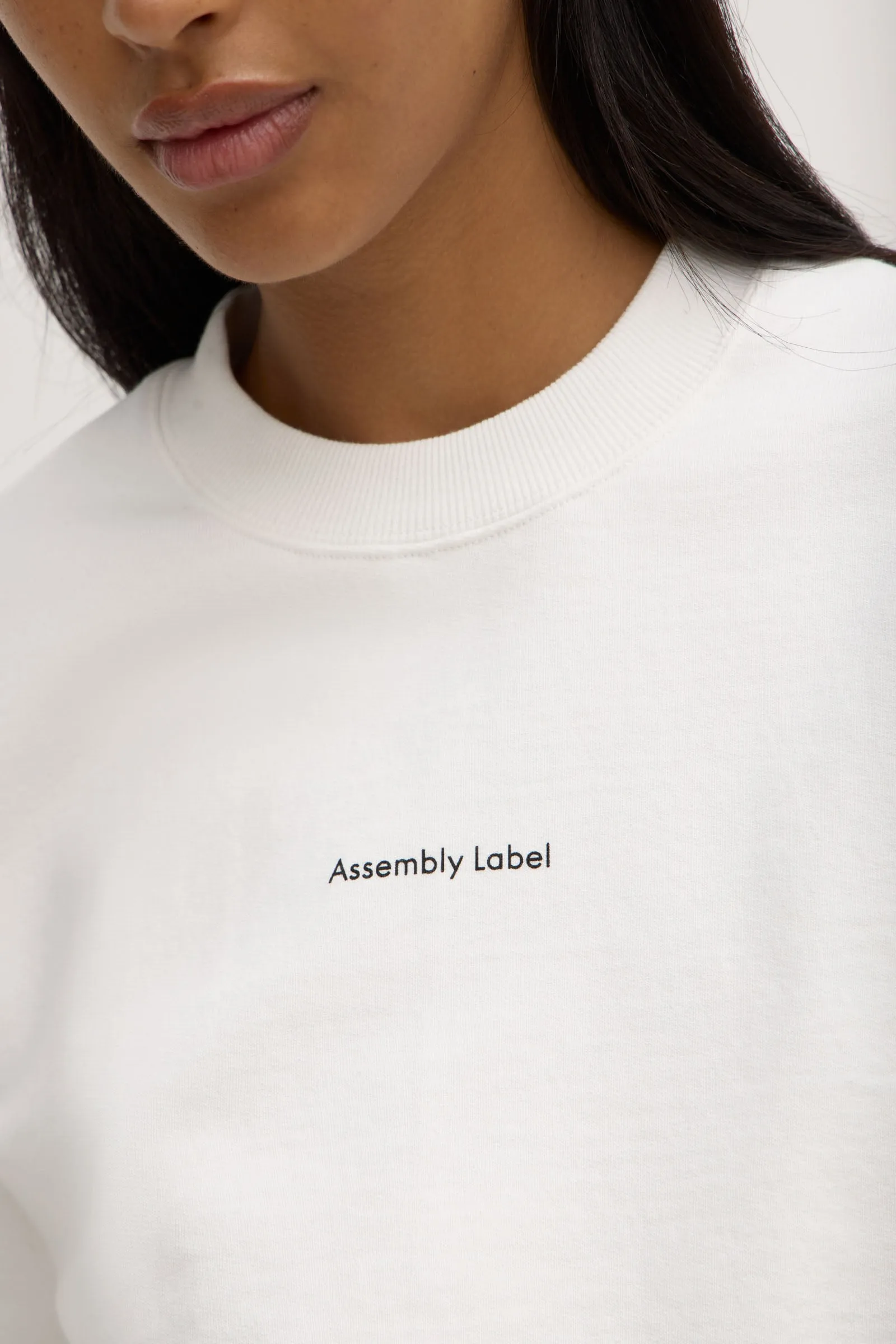 Womens Atelier Logo Fleece Oversized Collar