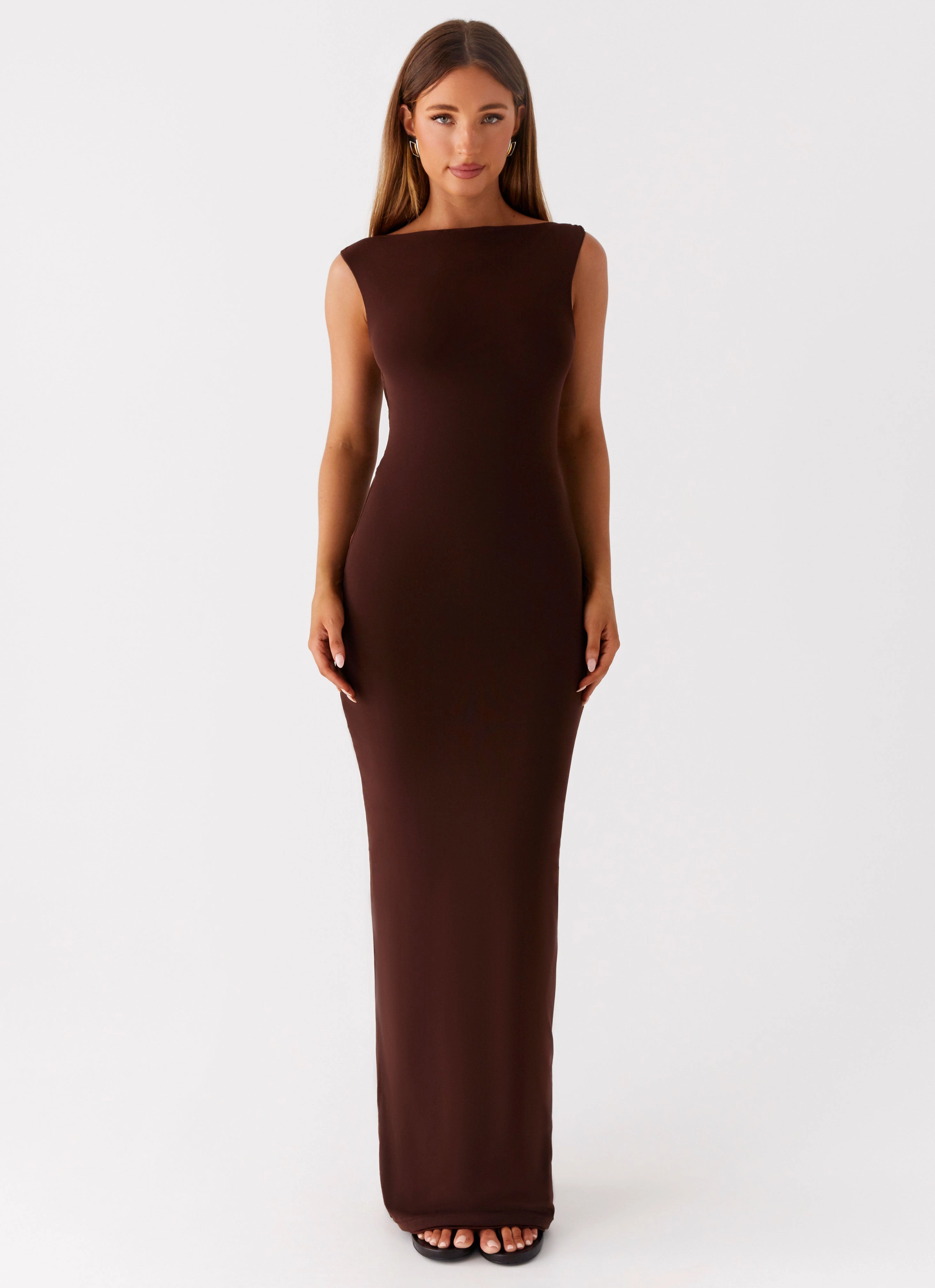 Earthbound Muse Maxi Dress - Chocolate perfect for events Bright Appeal