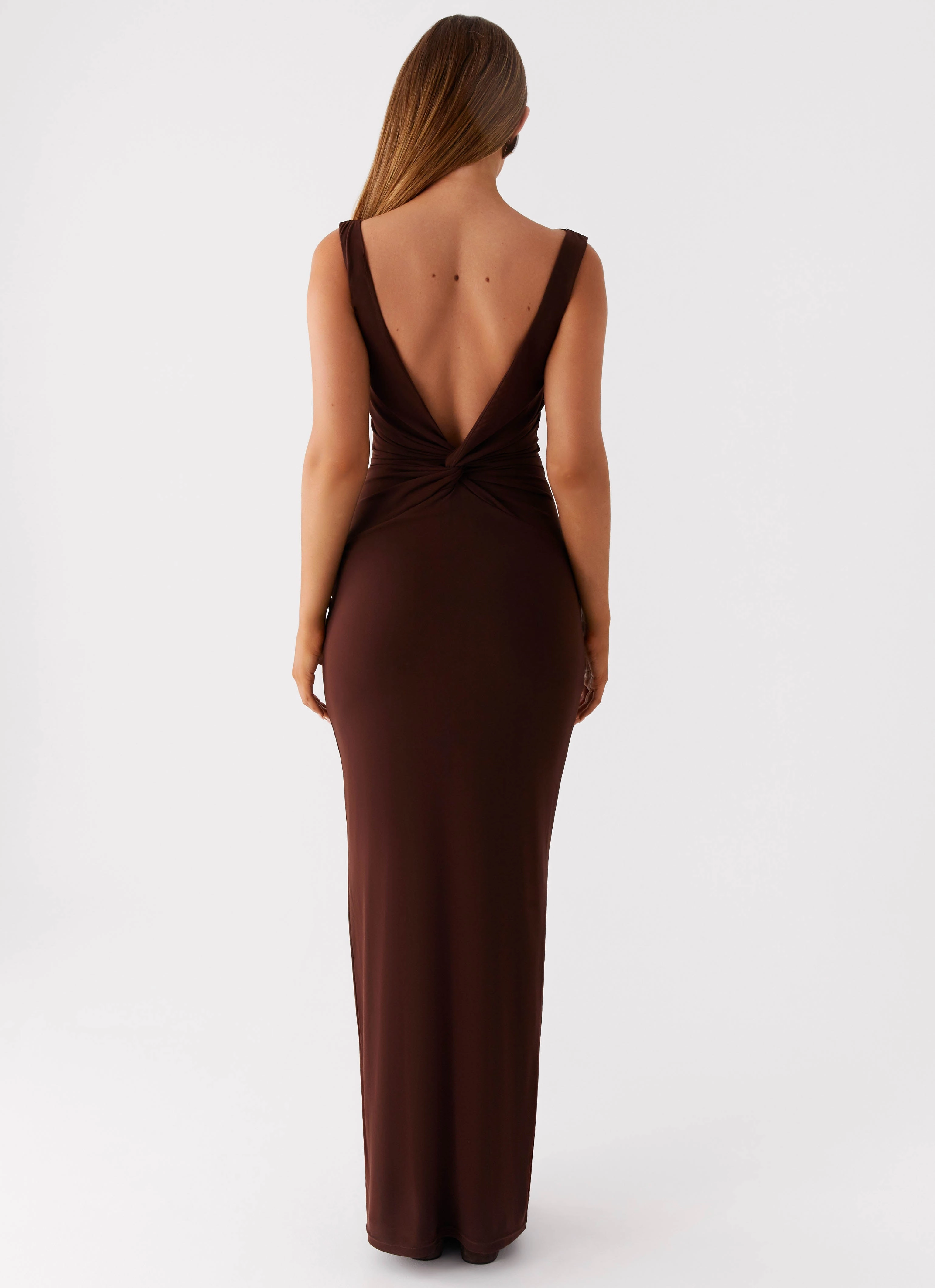 Earthbound Muse Maxi Dress - Chocolate Quiet Sweet Vibrant Aesthetic