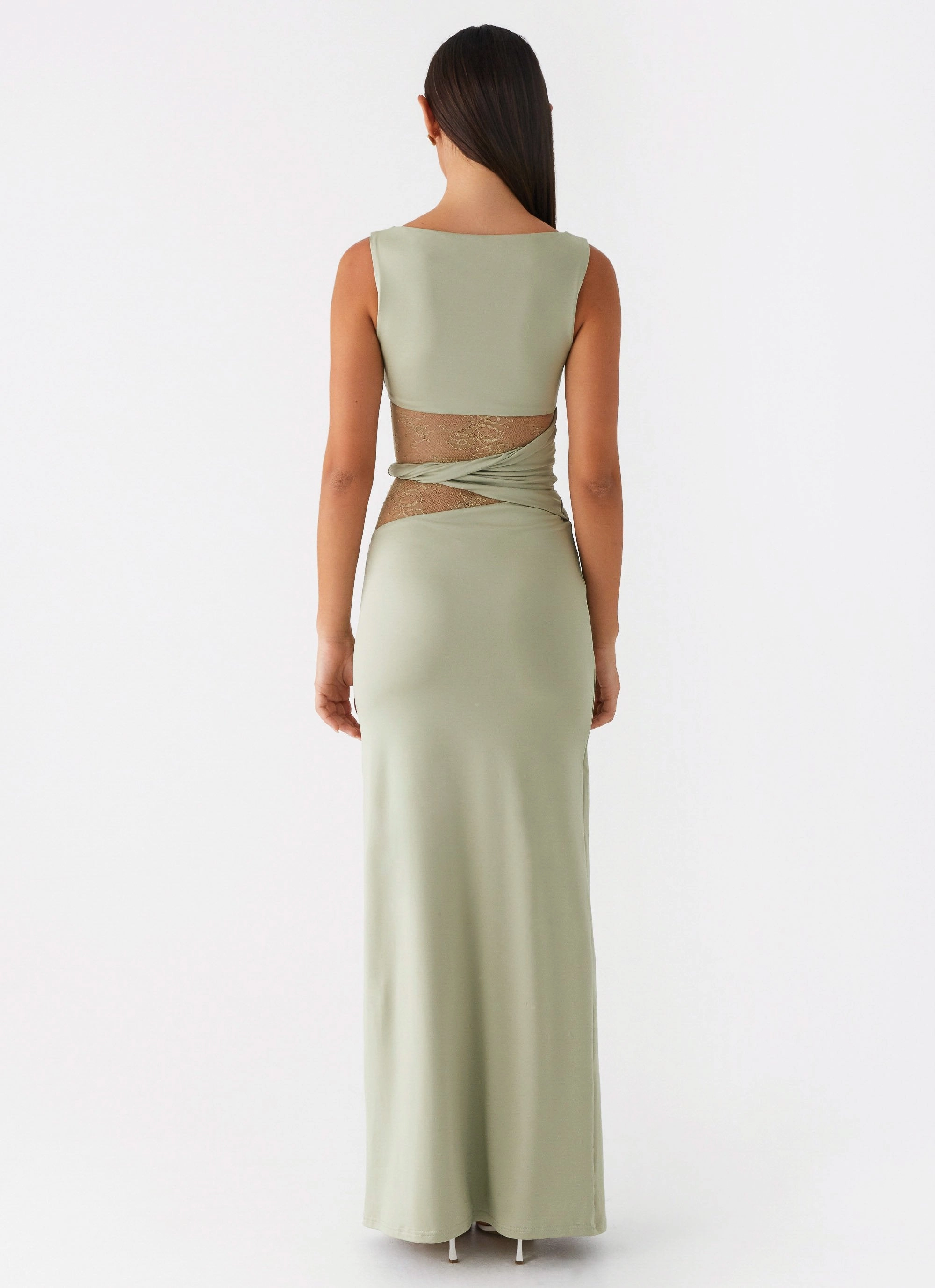 Smooth Surface Karma Maxi Dress - Sage