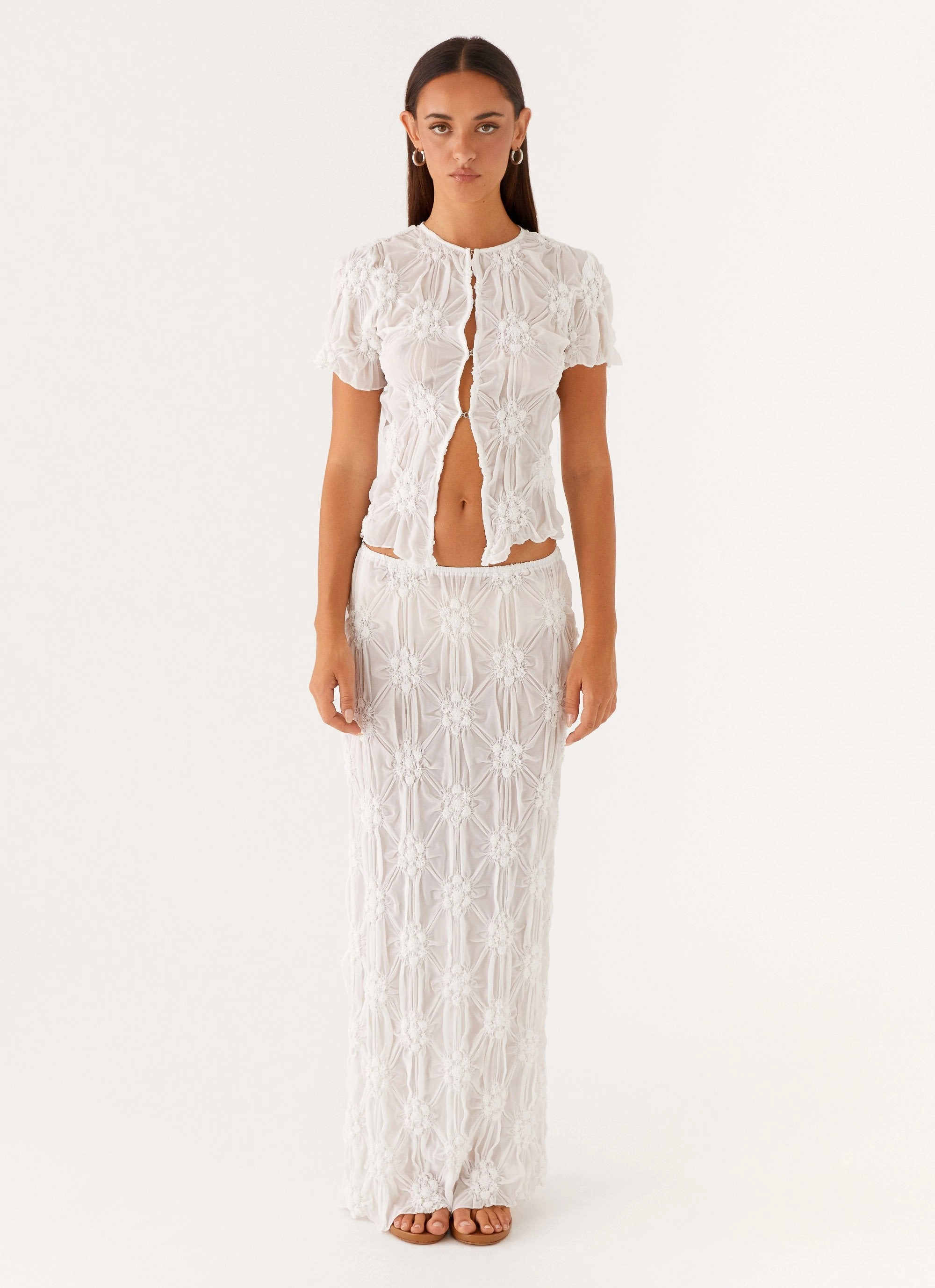 Eco Friendly Dye Effortlessly Top - Ivory