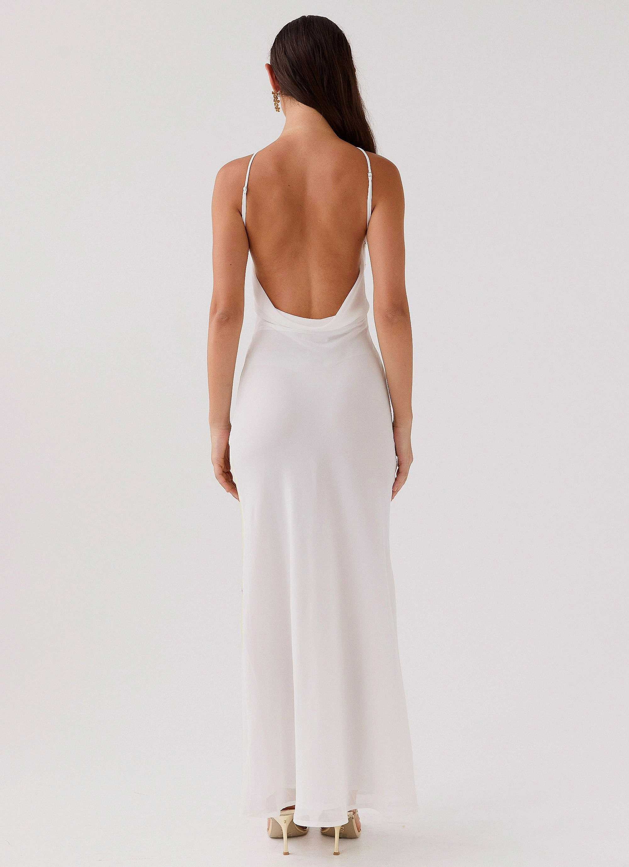 Professional Look Blossom Hearts Maxi Dress - Hydrangea