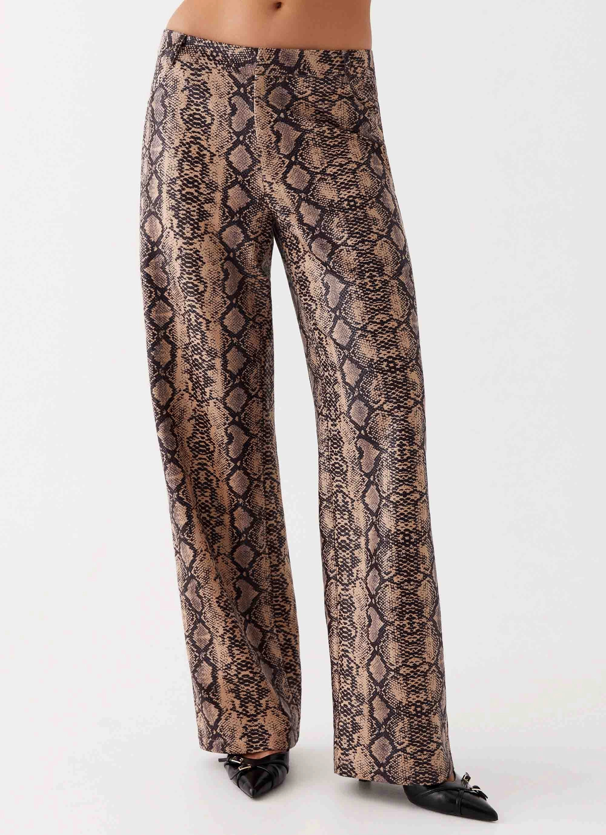 Fashion Staple Practical Comfort Presley Slim Fit Pants - Snake