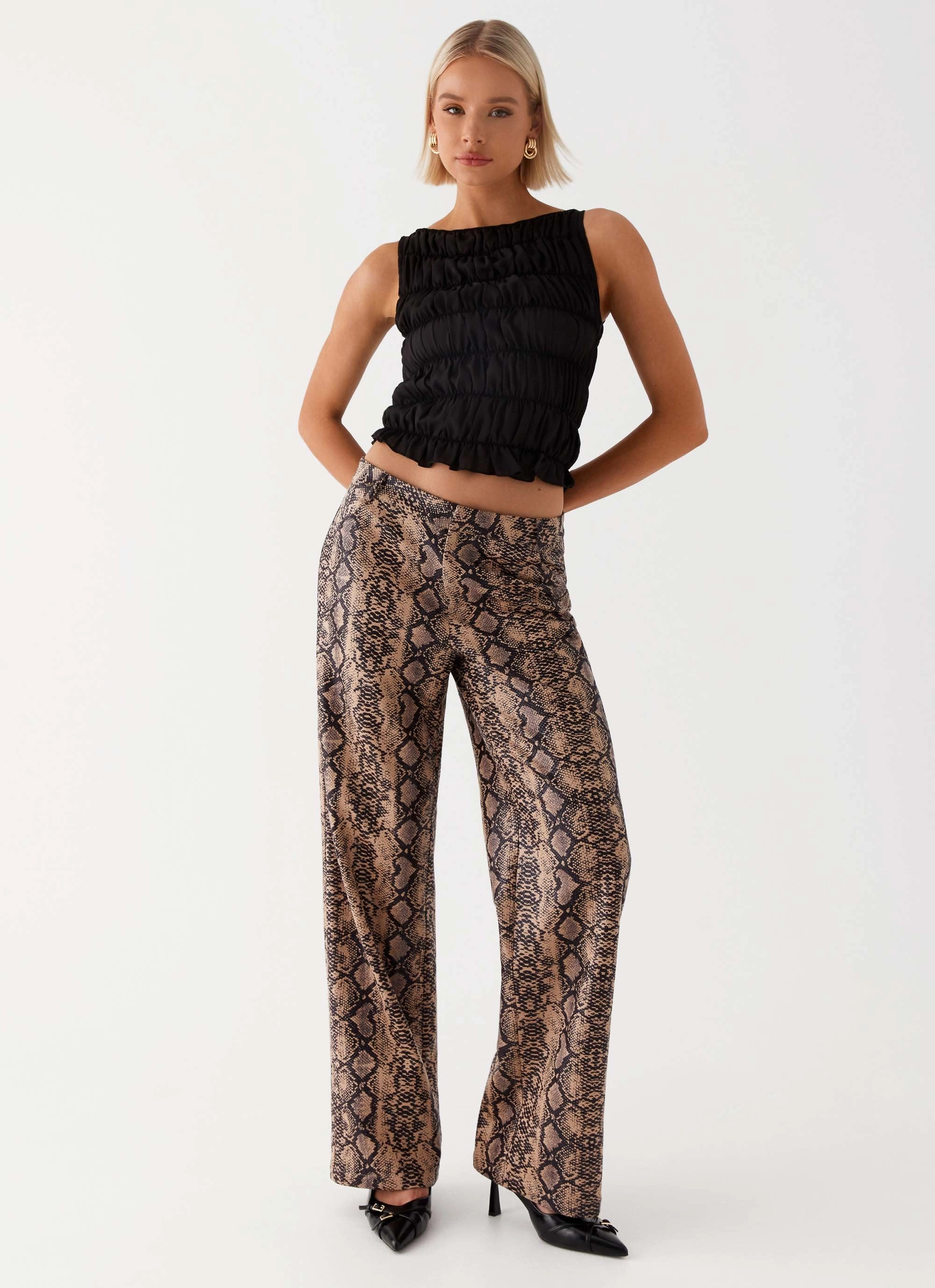 Presley Slim Fit Pants - Snake Relaxed Wearable