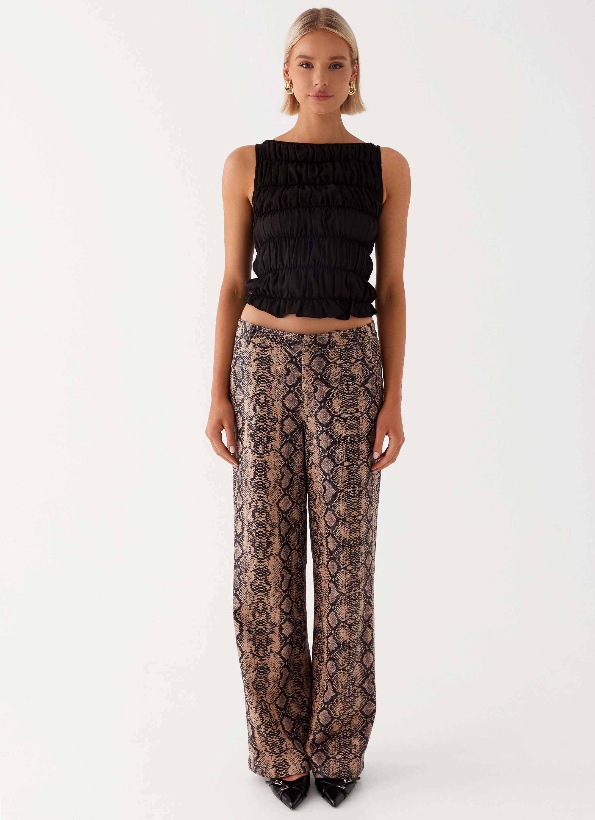 Fast Move Presley Slim Fit Pants - Snake