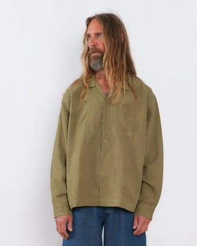 Distillers Shirt LS - R.T.S. CO-11 High low hem Slit-Hem