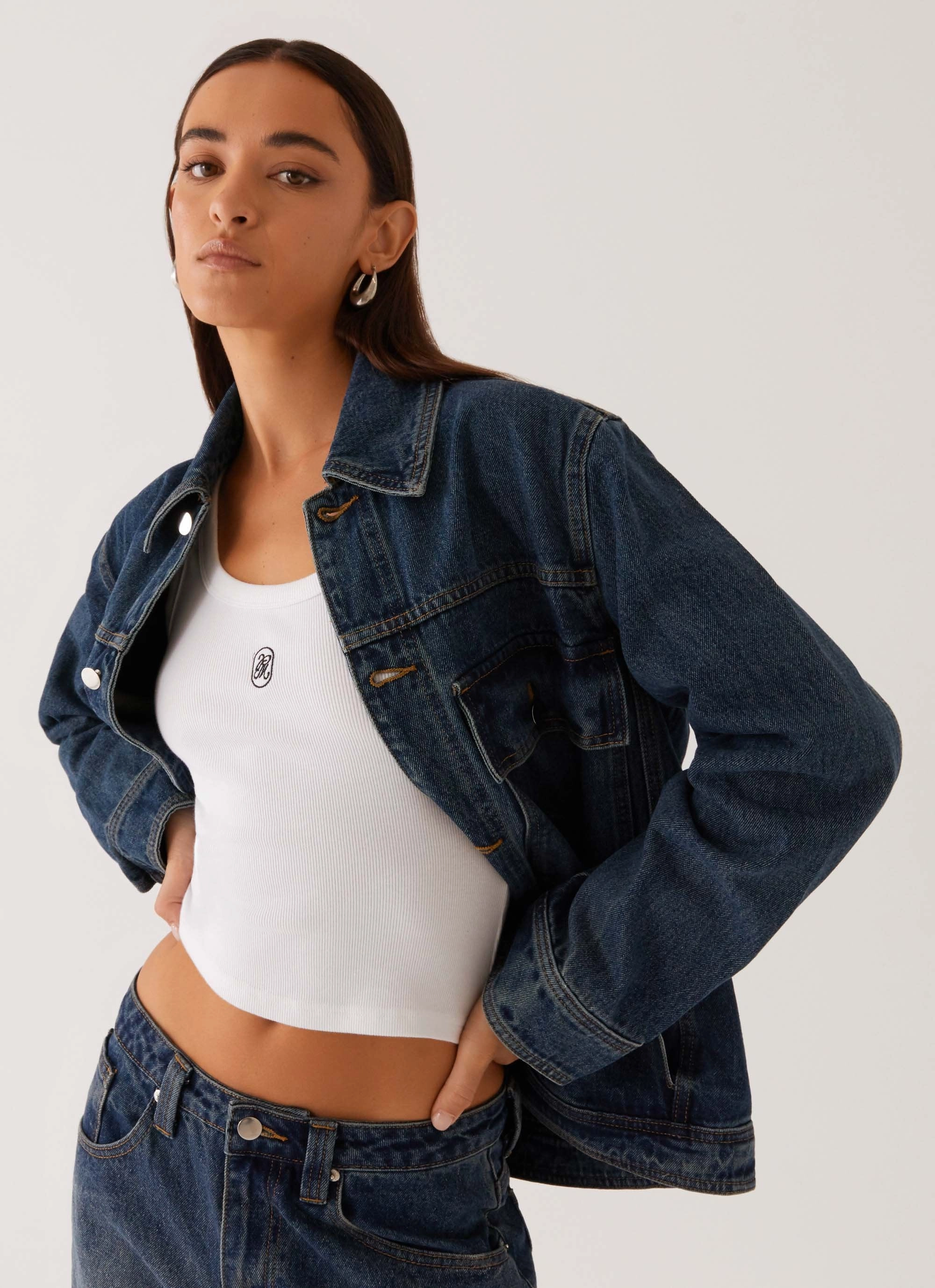Cold Climate Raelynn Denim Jacket - Indigo