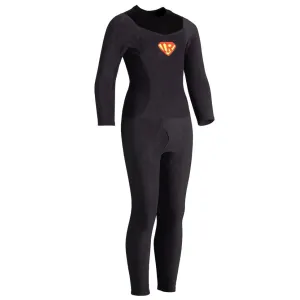 Multi Pocket Configuration Reinforced Stress Points Kid's Thick Skin Fleece Union Suit