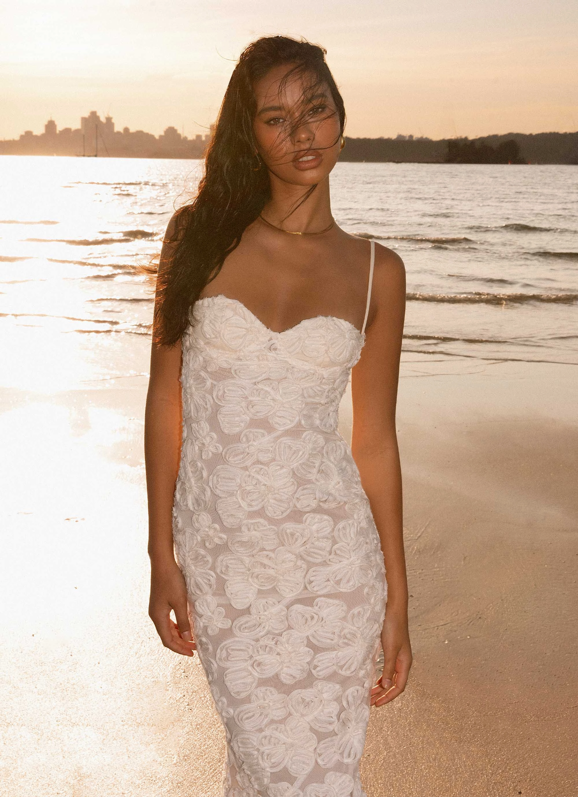 City Friendly That Girl Maxi Dress - Ivory