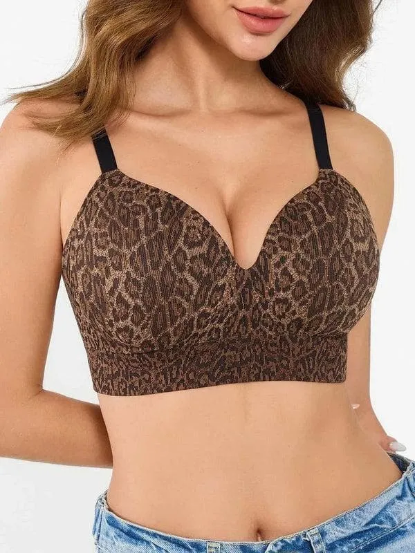 ContourLift? Seamless Wireless Shaping Push Up Bra Friction Resistant Edges