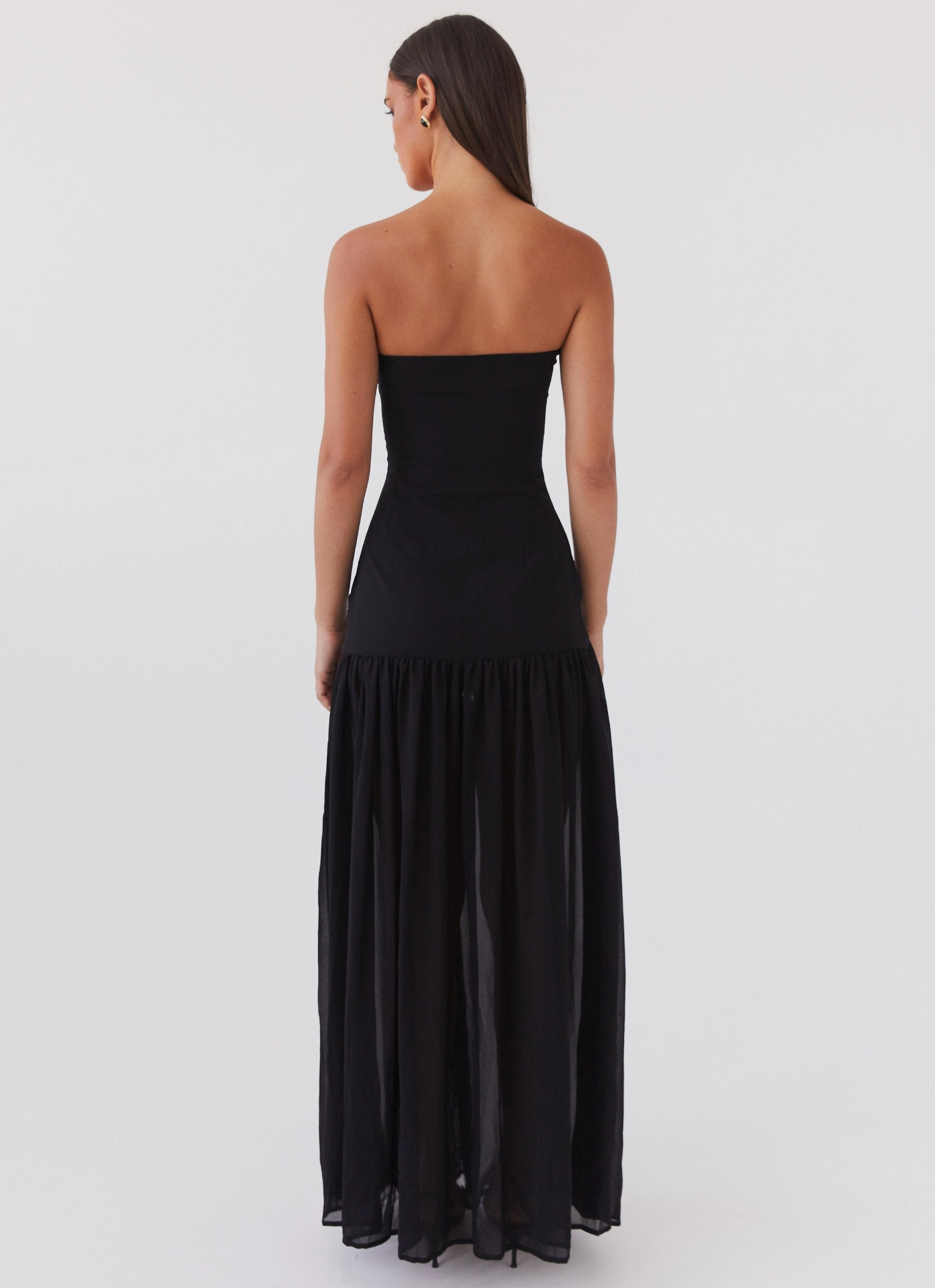 FoldablePackaging Eden Strapless Maxi Dress - Black
