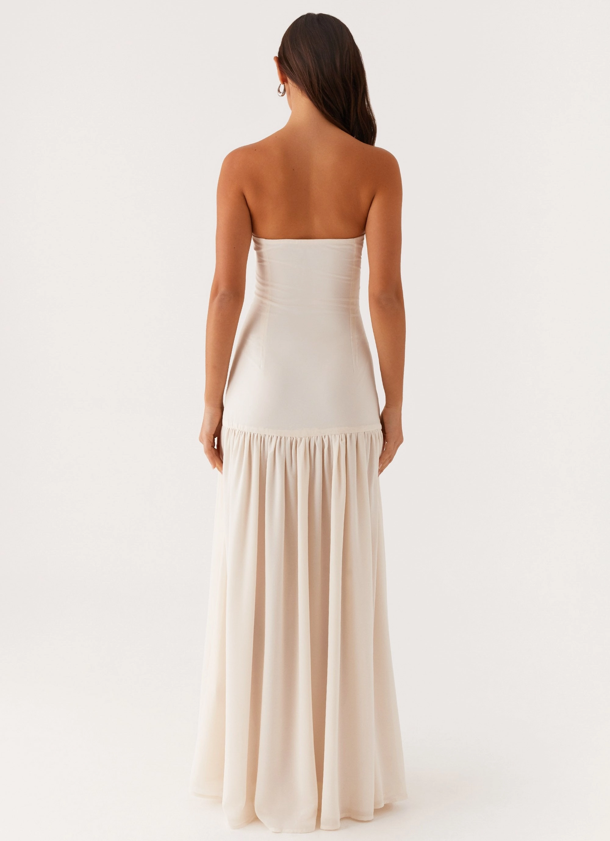 Eden Strapless Maxi Dress - Ivory Gender Free