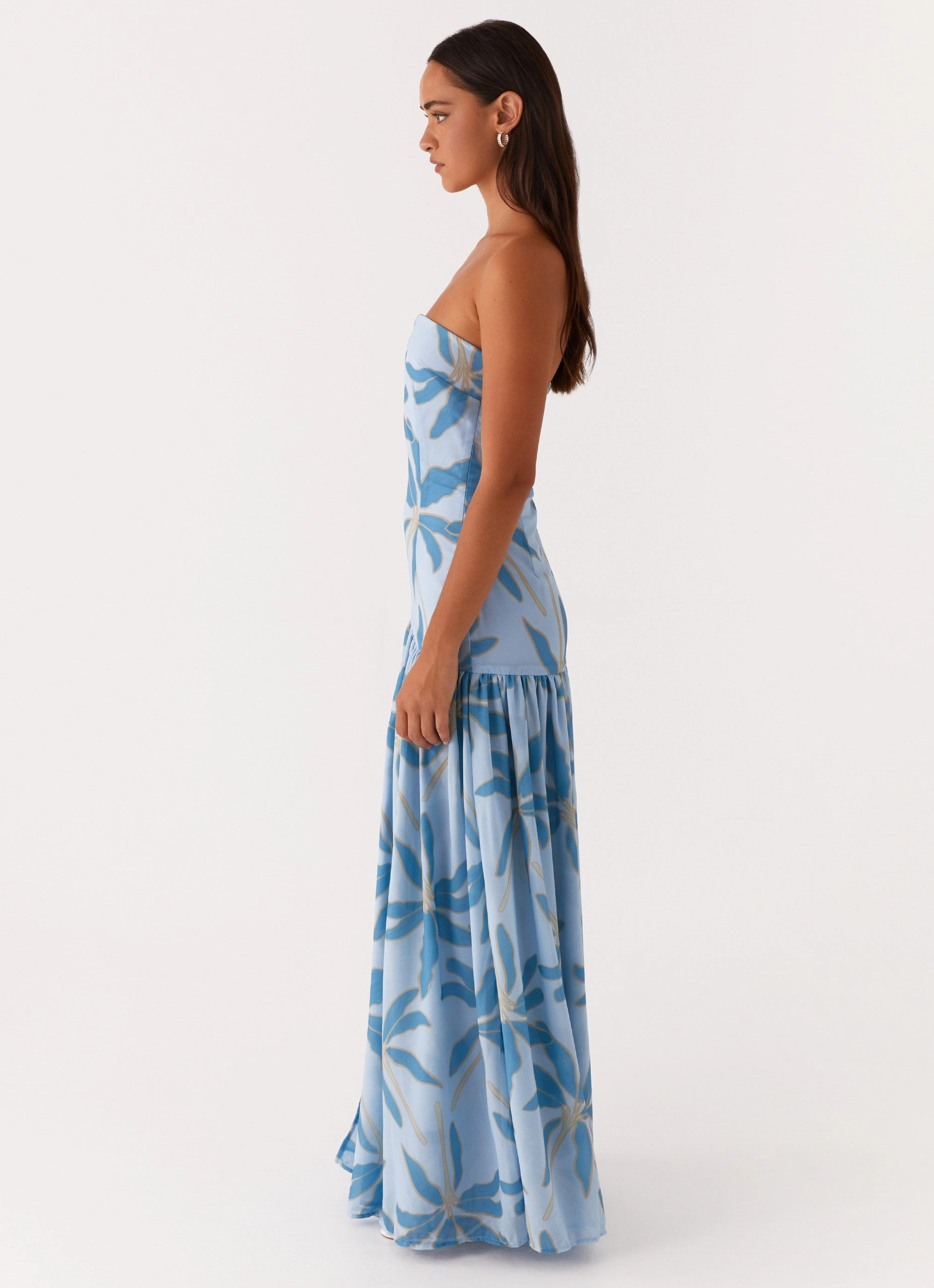 Eden Strapless Maxi Dress - Opulent Blue Easy Layering Piece Layer Ready