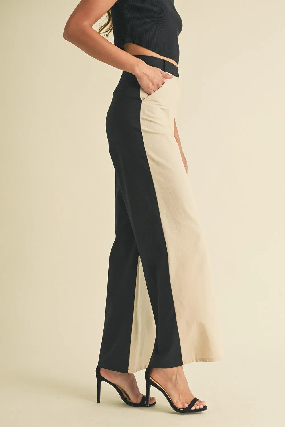 Comfy Wardrobe Essential Wearable Edition Colorblock Trousers