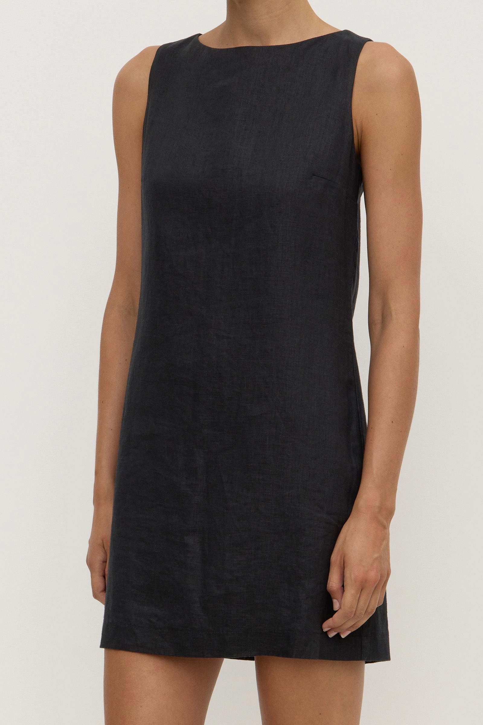 Timeless Style Lounge Comfort Nadine Linen Mini Dress