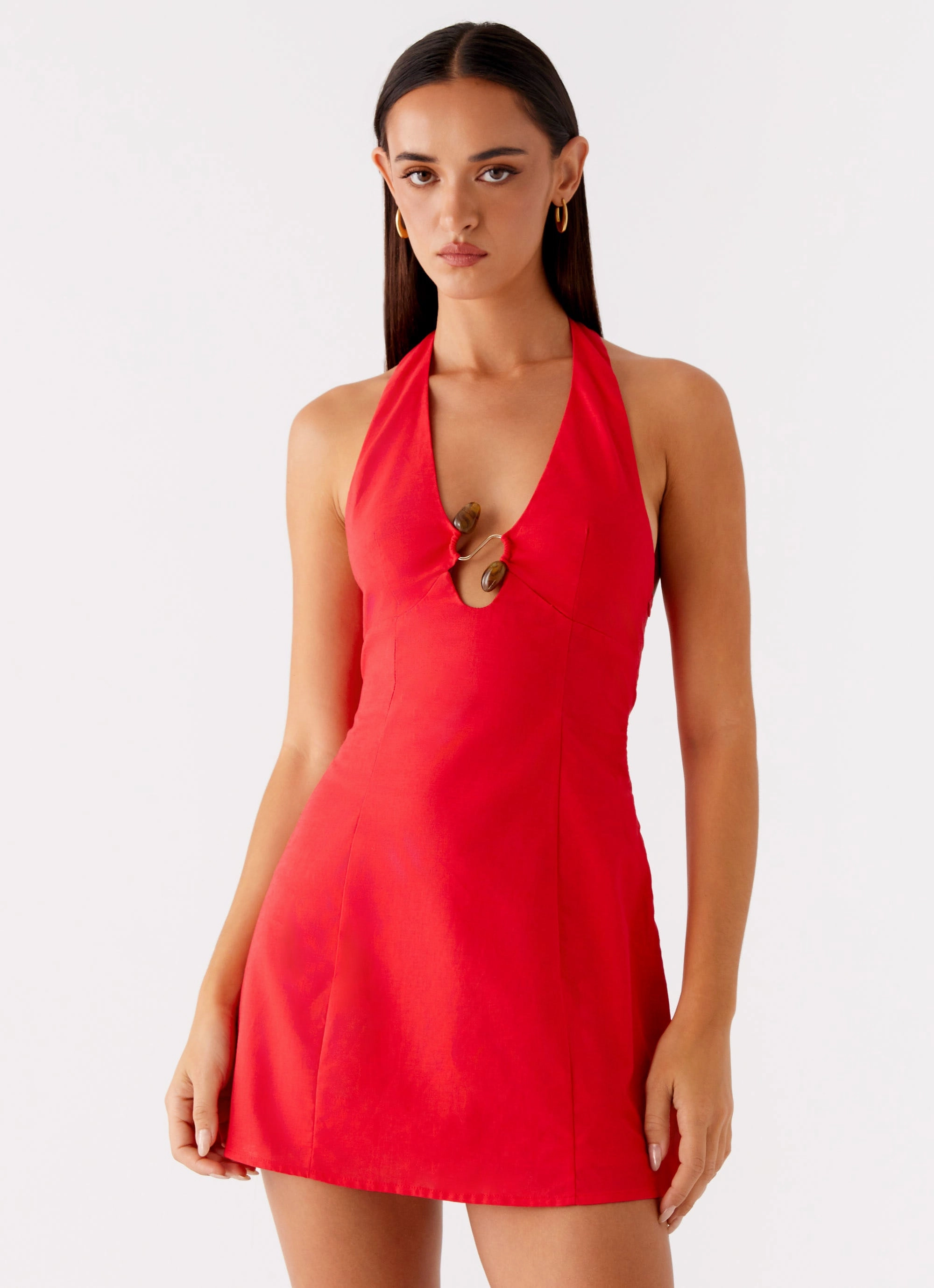 Roxe Mini Dress - Red Chic Balance Casual Vibes