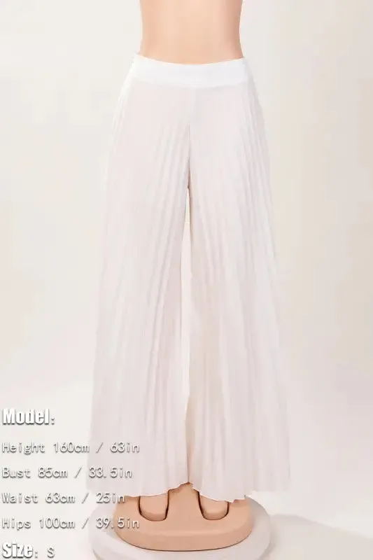 Egyptian Style Wide-Leg Pants Set With Gold Belt (S-3XL)