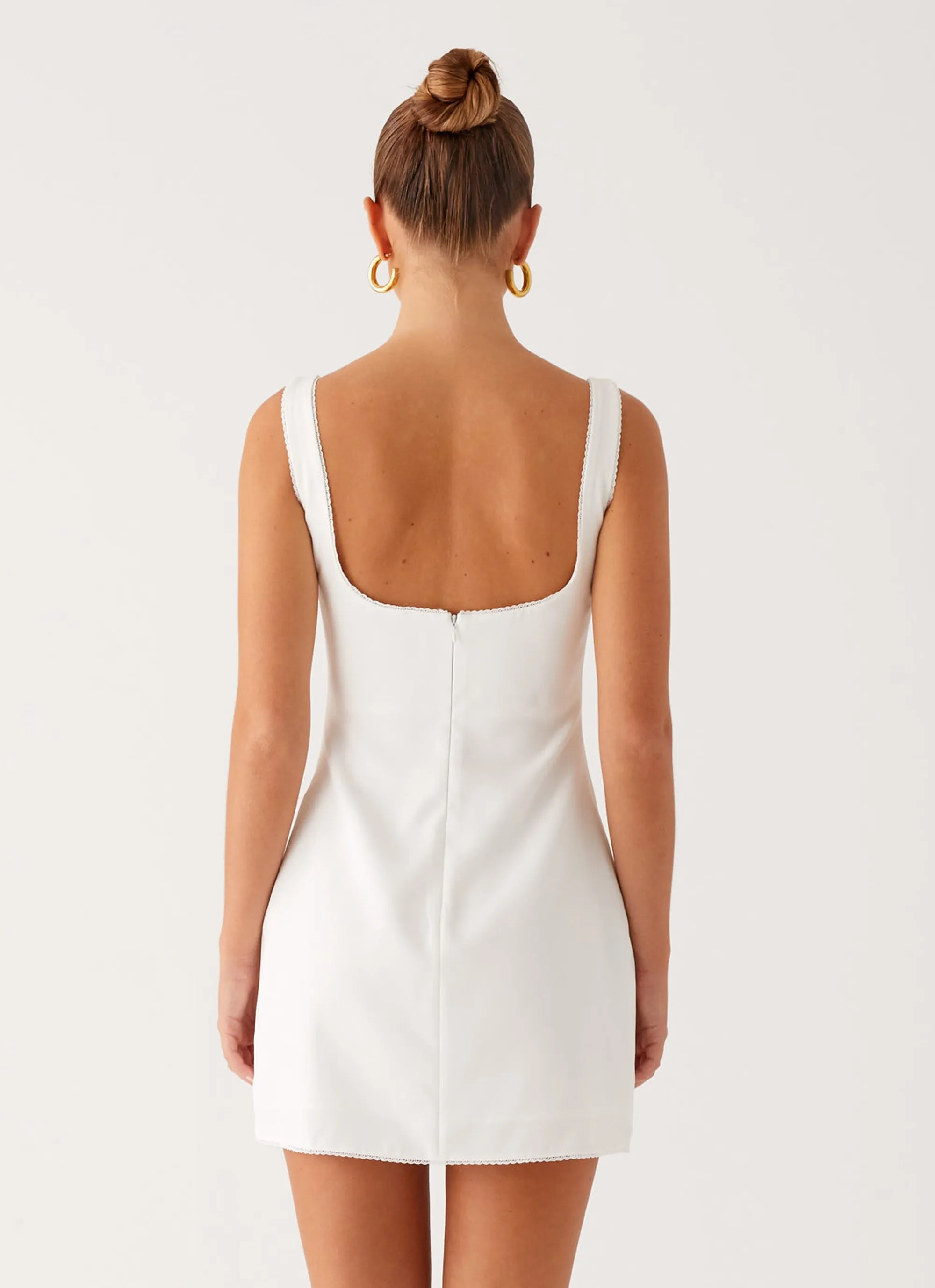 Sedona Mini Dress - White Playful touch