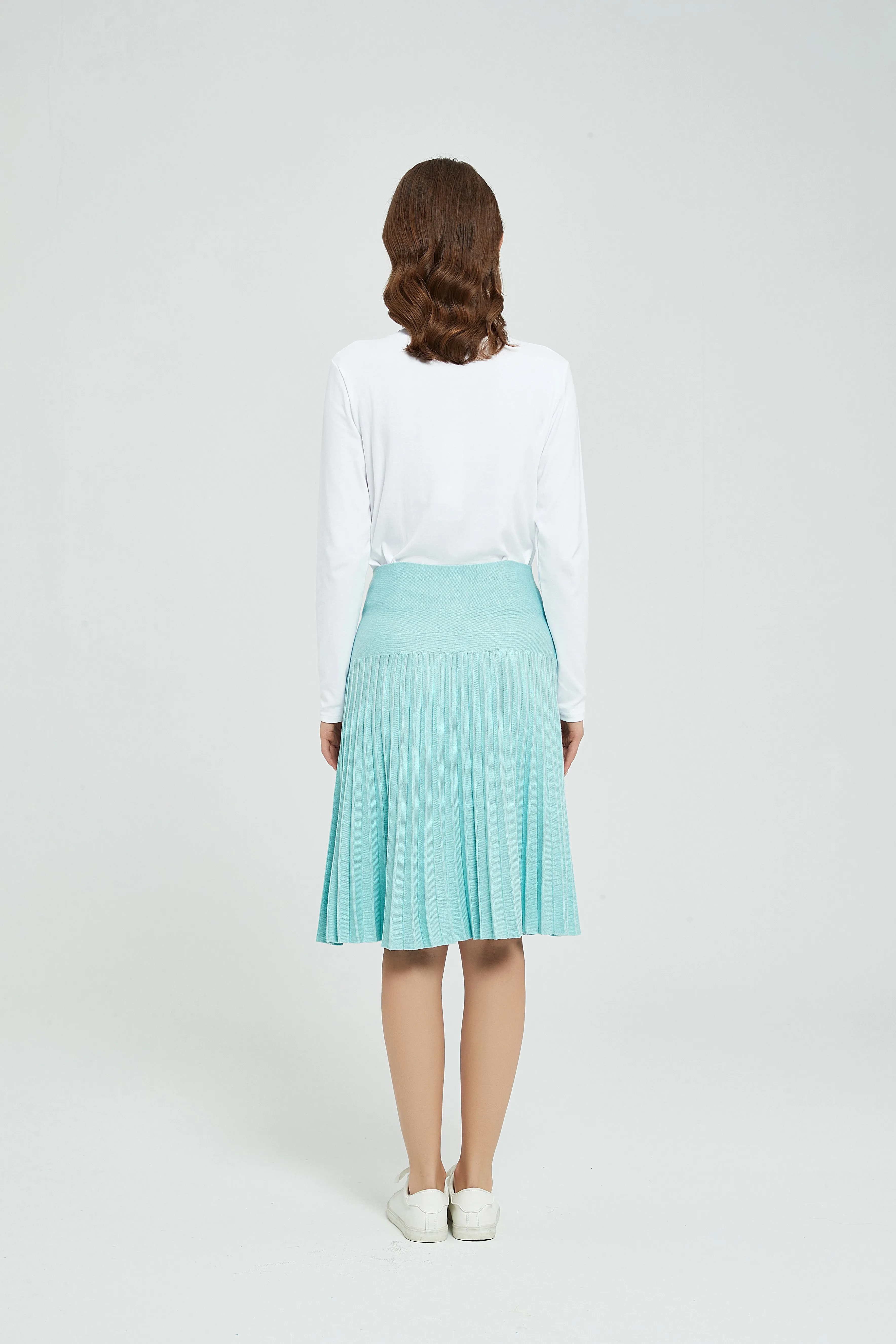 MM SUMMER PLEATED - AQUA Stretch Movement