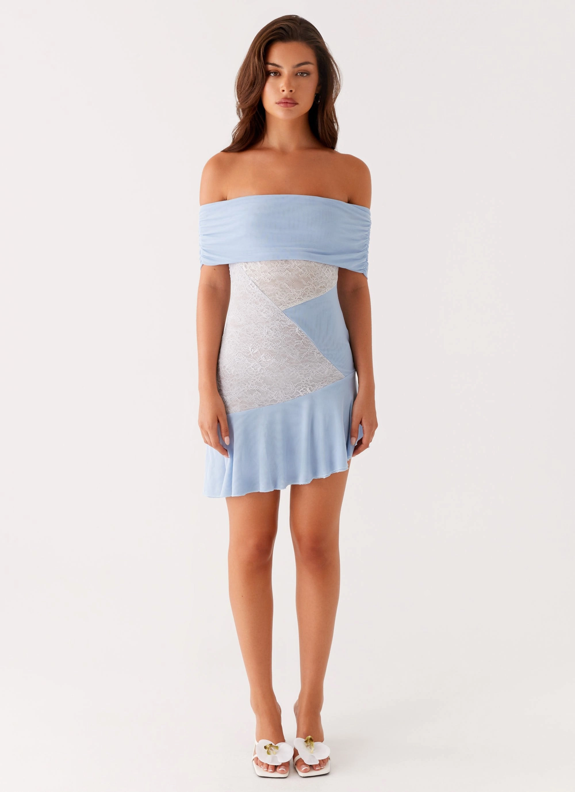 Spring Flow Ocean Road Mini Dress - Blue