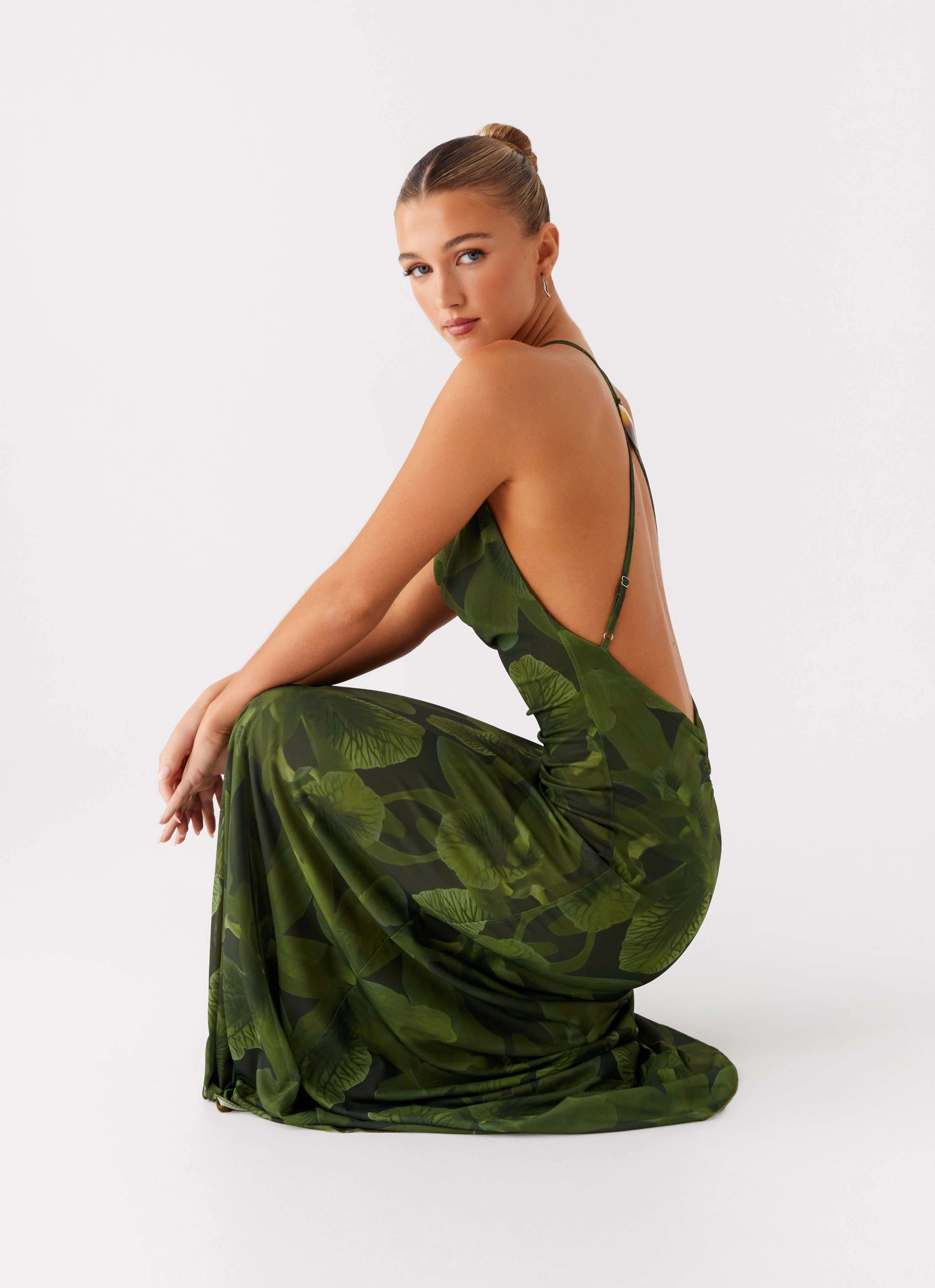 Dahliana Maxi Dress - Tropic Floral Comfortable Cut