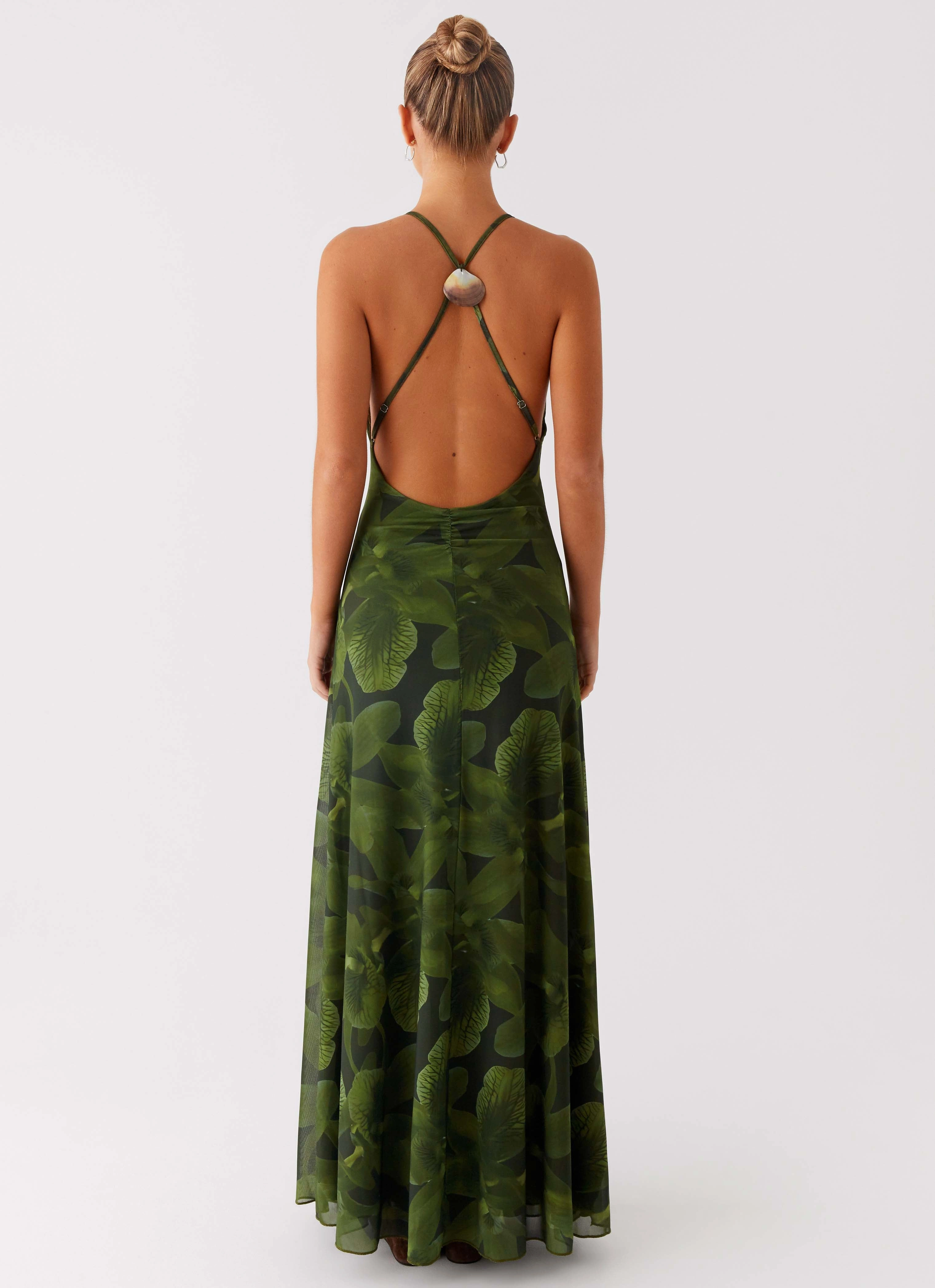 Summer Air Dahliana Maxi Dress - Tropic Floral