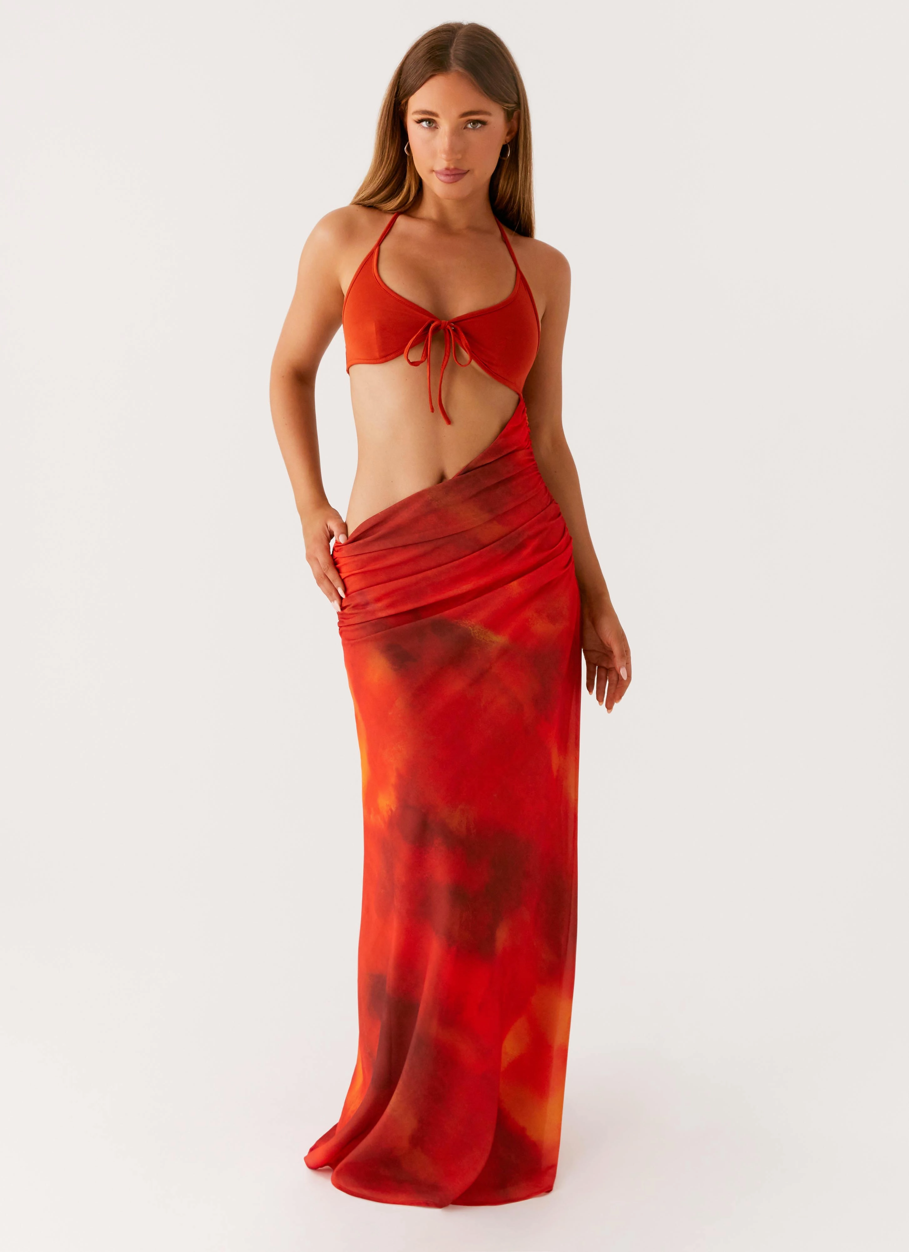 Romance Soul Elixis Maxi Dress - Scarlet Blur