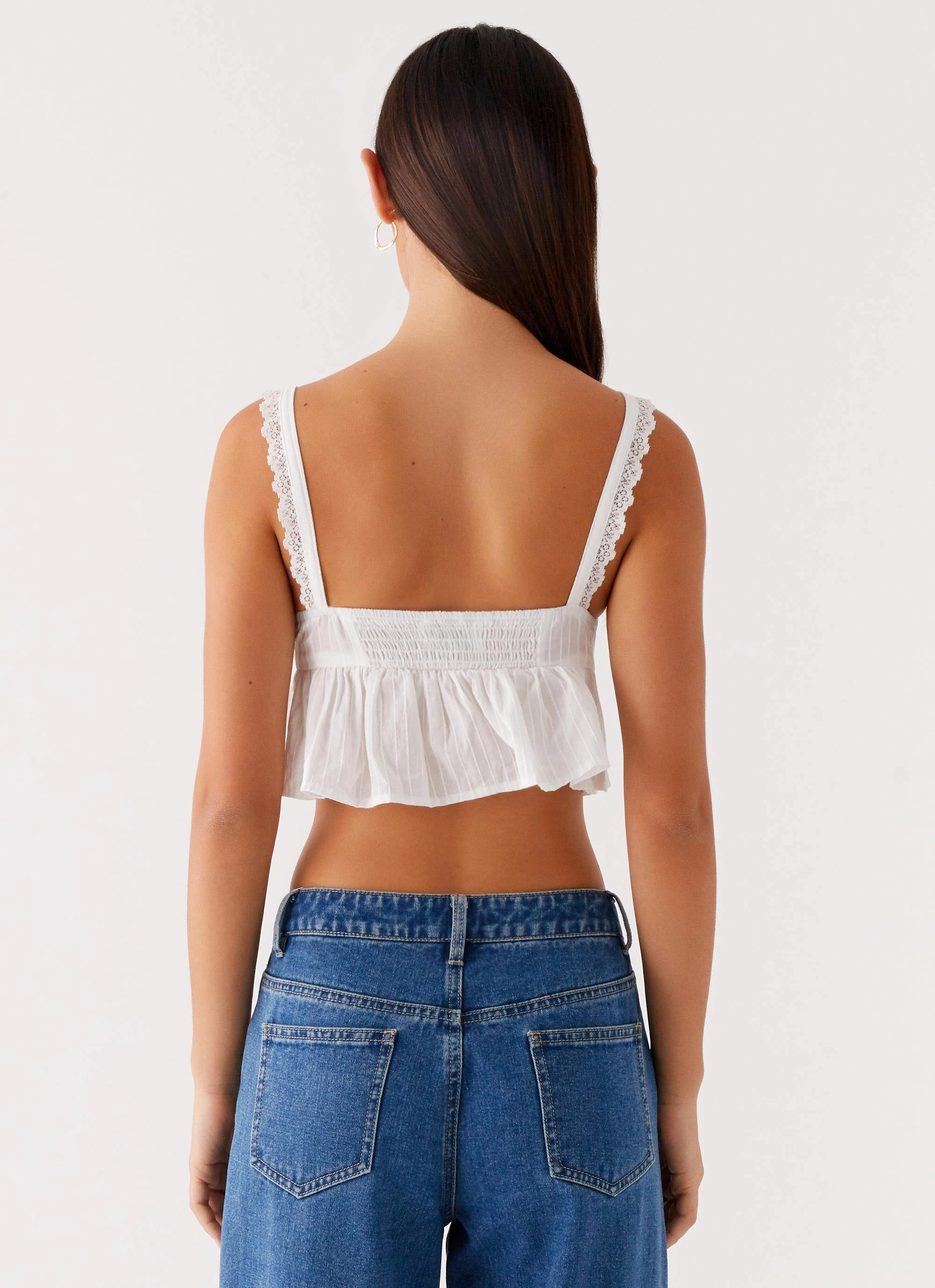 Zero Waste Production Label Elliana Cami Top - White