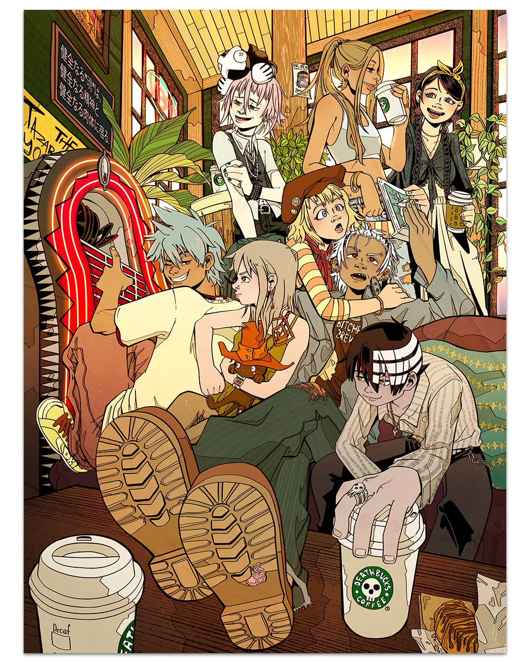Ellie Reis - "Deathbucks" prints