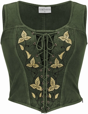 Anti Pilling Fabric AntiMicrobialLining Elowen Limited Edition Moss Green