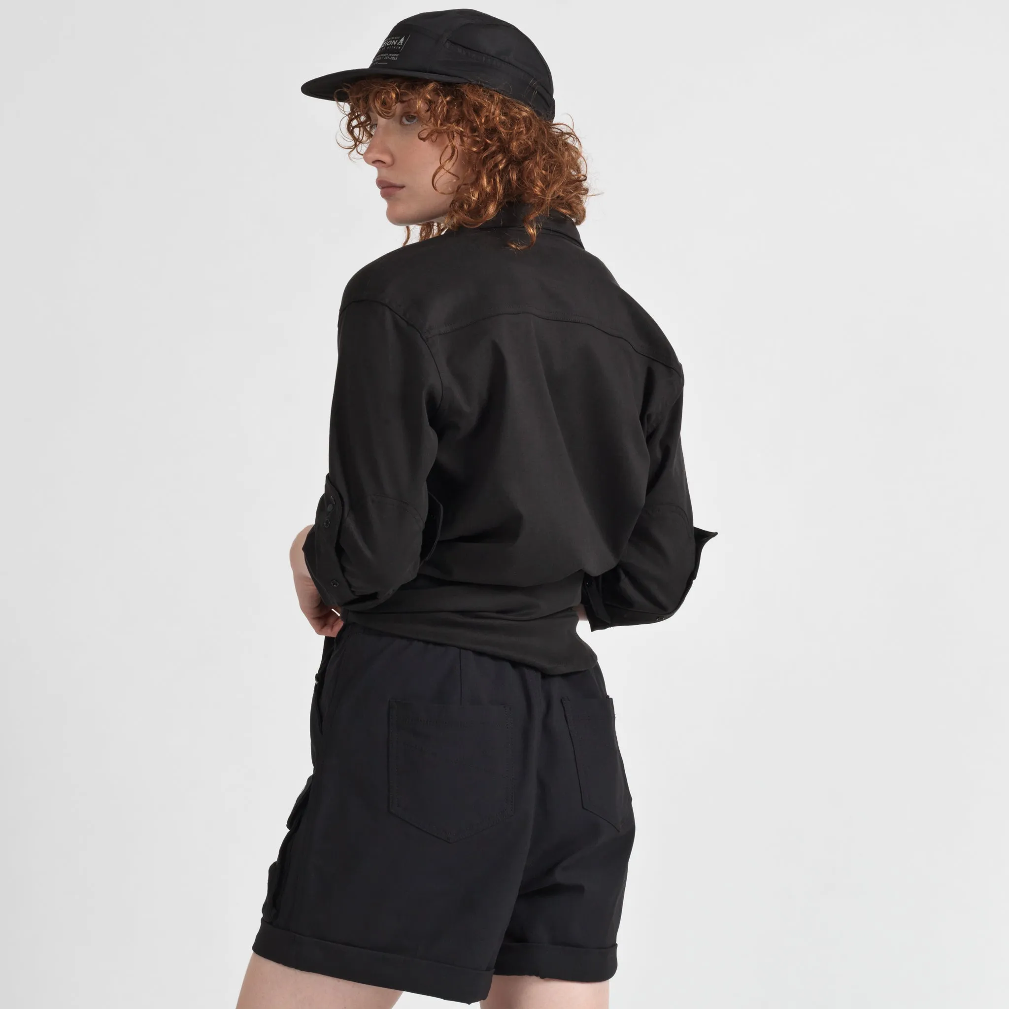 Elyzion "Yangzi" Cargo Shorts - Black