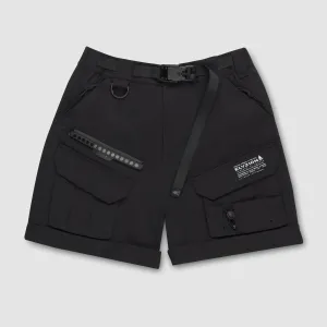 Elyzion "Yangzi" Cargo Shorts - Black