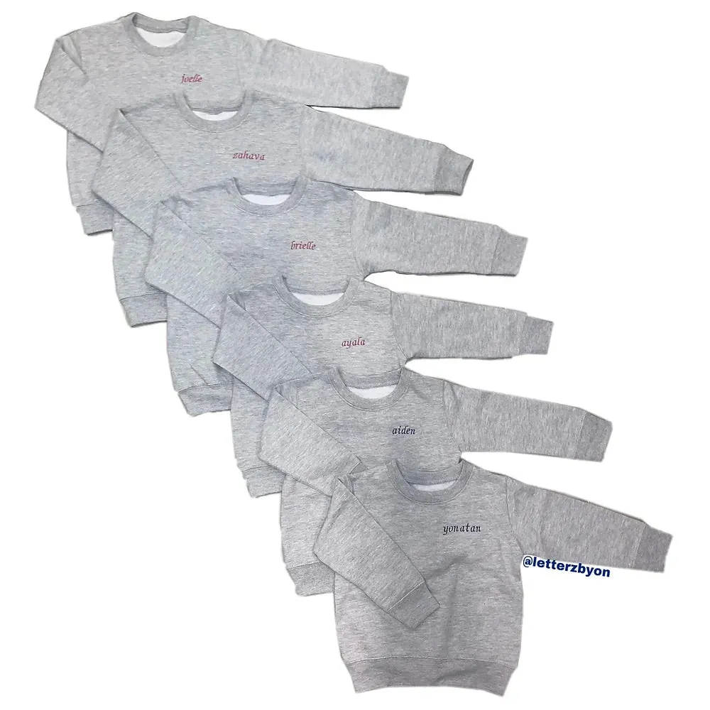 Embroidered Crewneck | Adult