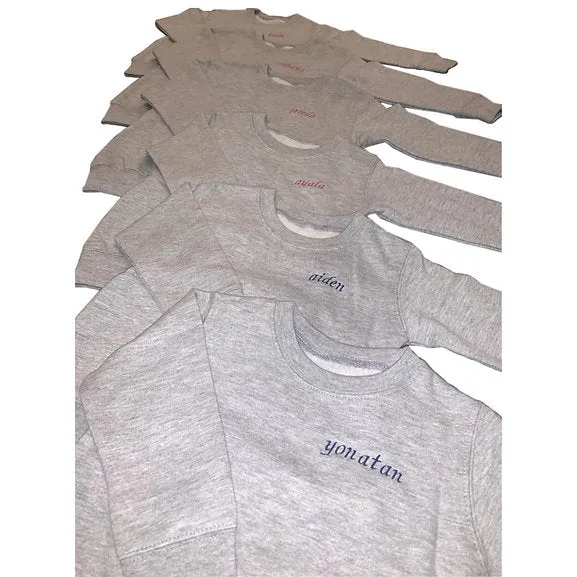 Embroidered Crewneck | Adult