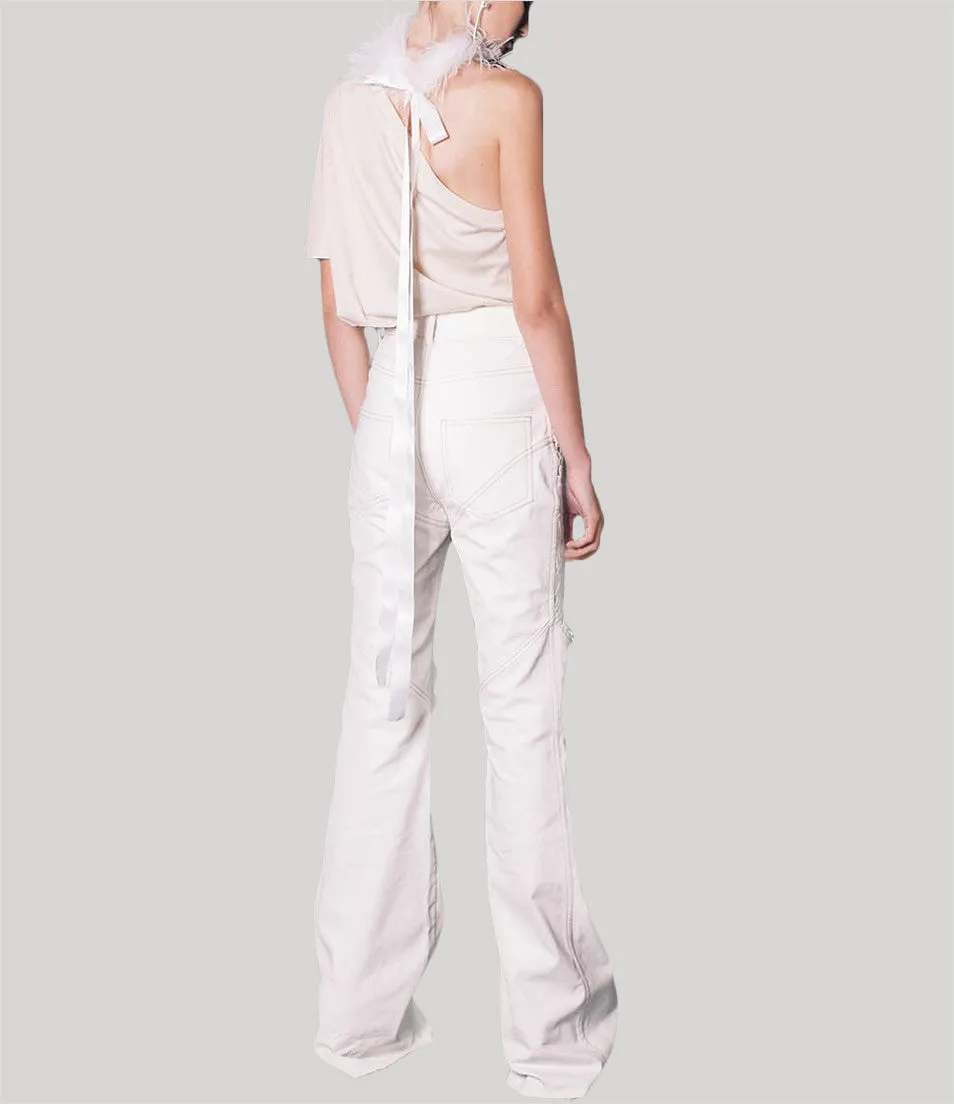 Embroidered Flared Jeans