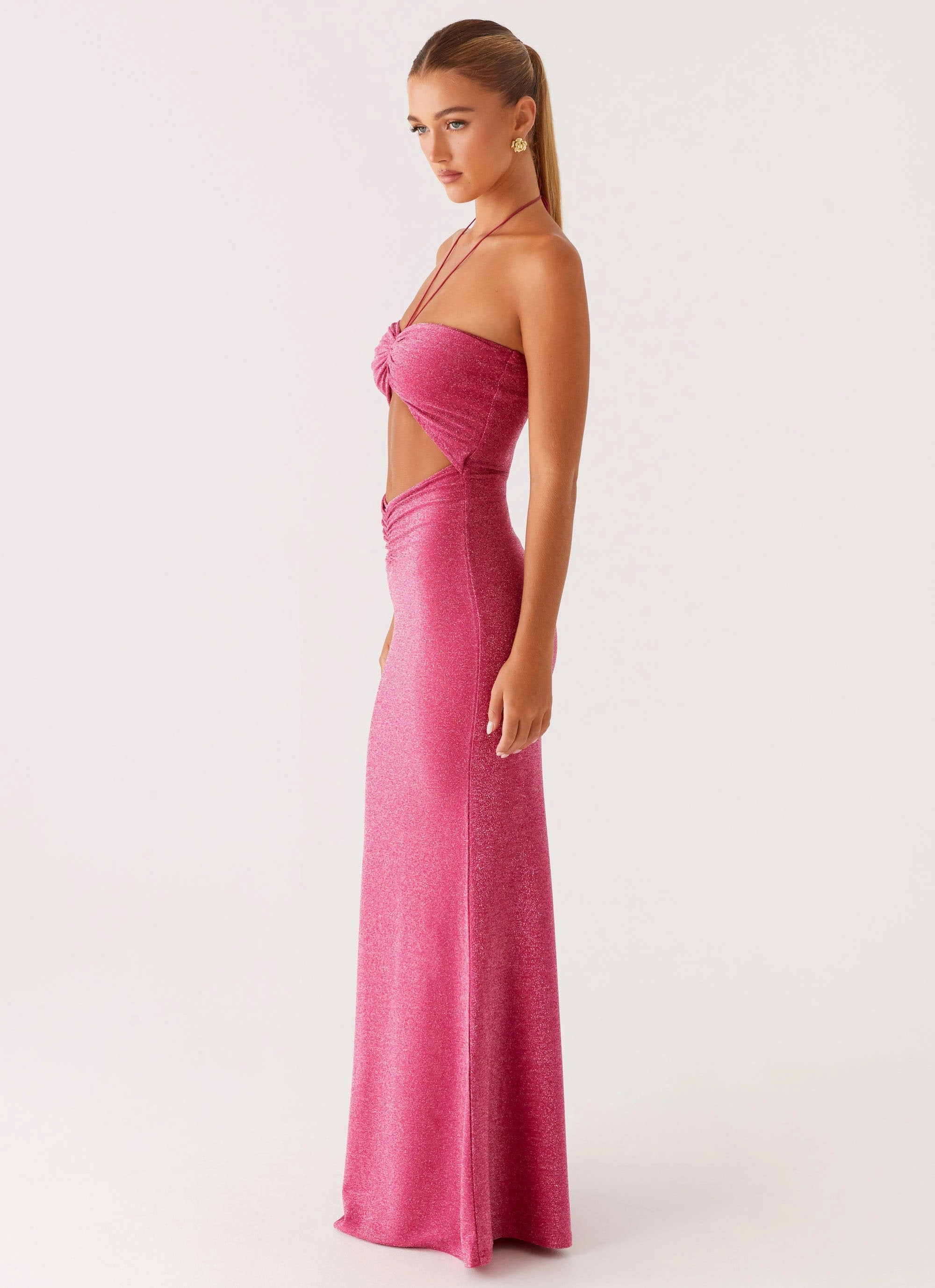 Lorenzo Maxi Dress - Raspberry Music-Concert Ceremony Ready