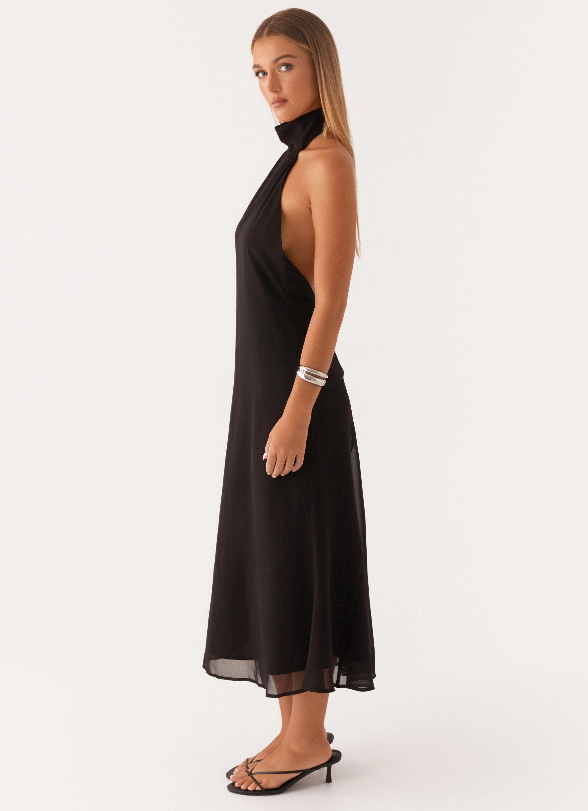 Emmalyn Midi Dress - Black Street Mode