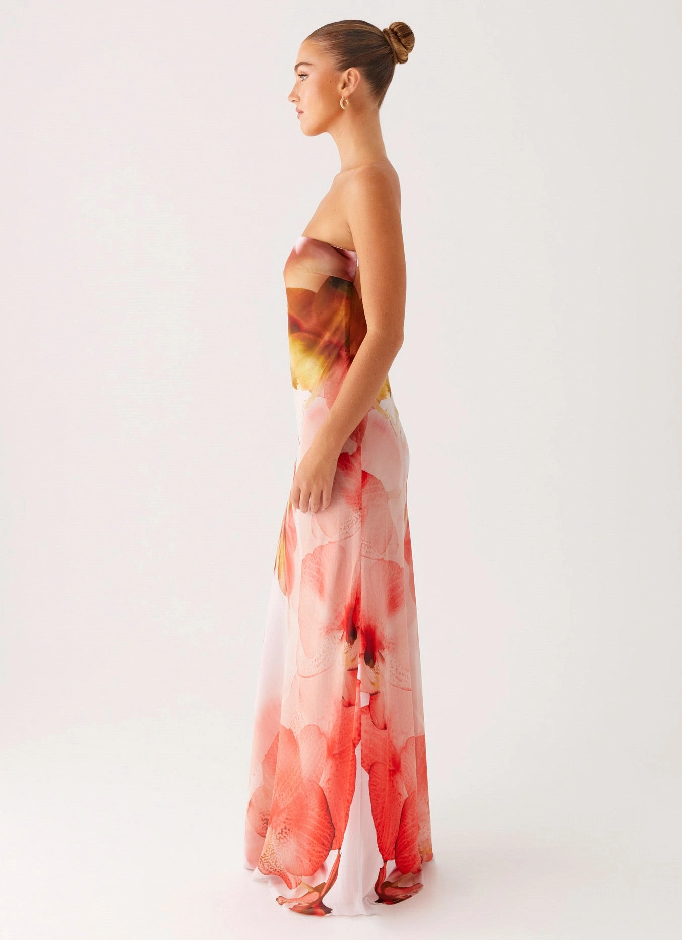 Quiet Glow Bold Touches Kunis Maxi Dress - Peach Rose