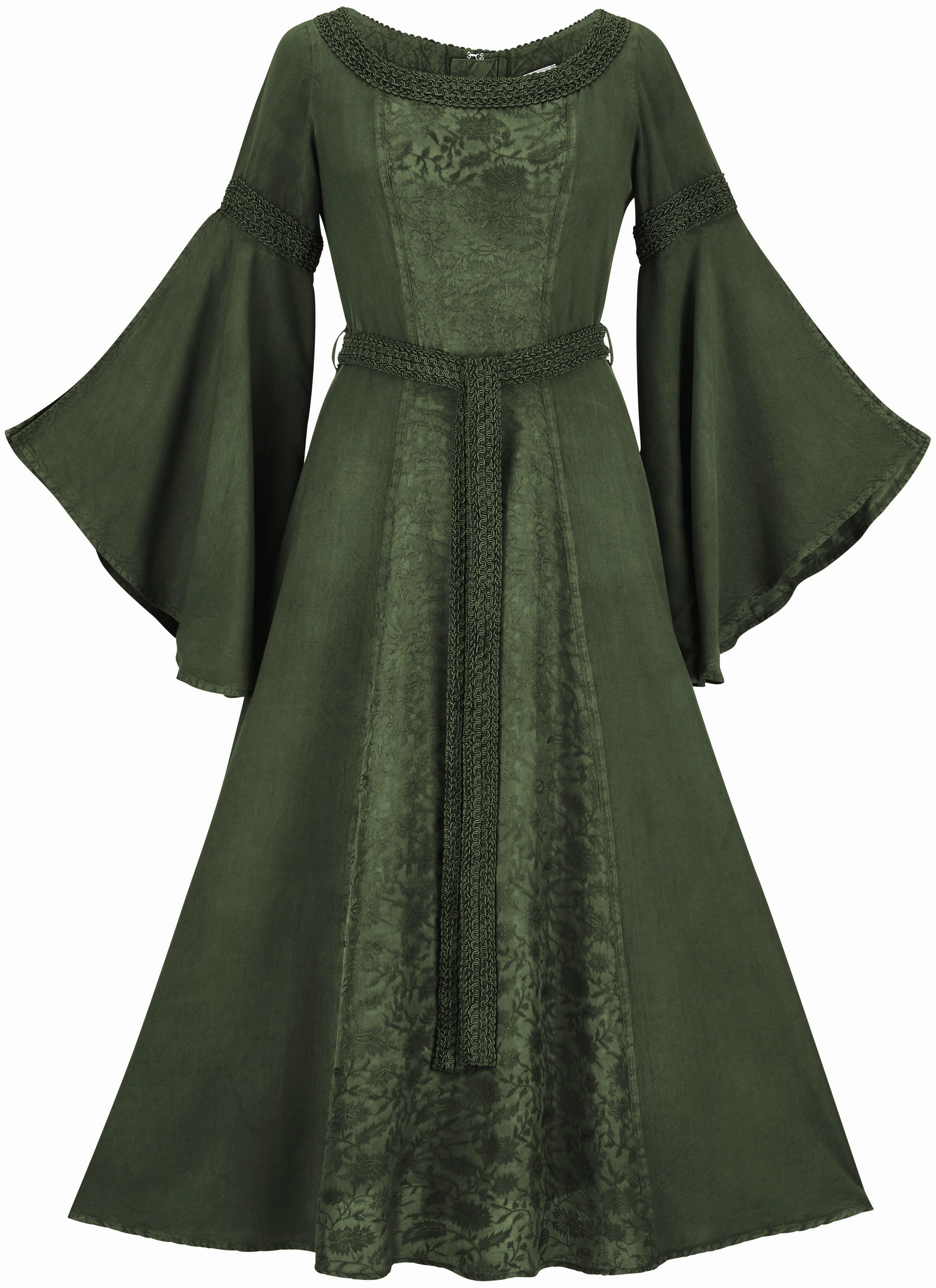 Eowyn Maxi Limited Edition Moss Green Chilly Day Layers Side-Pocket