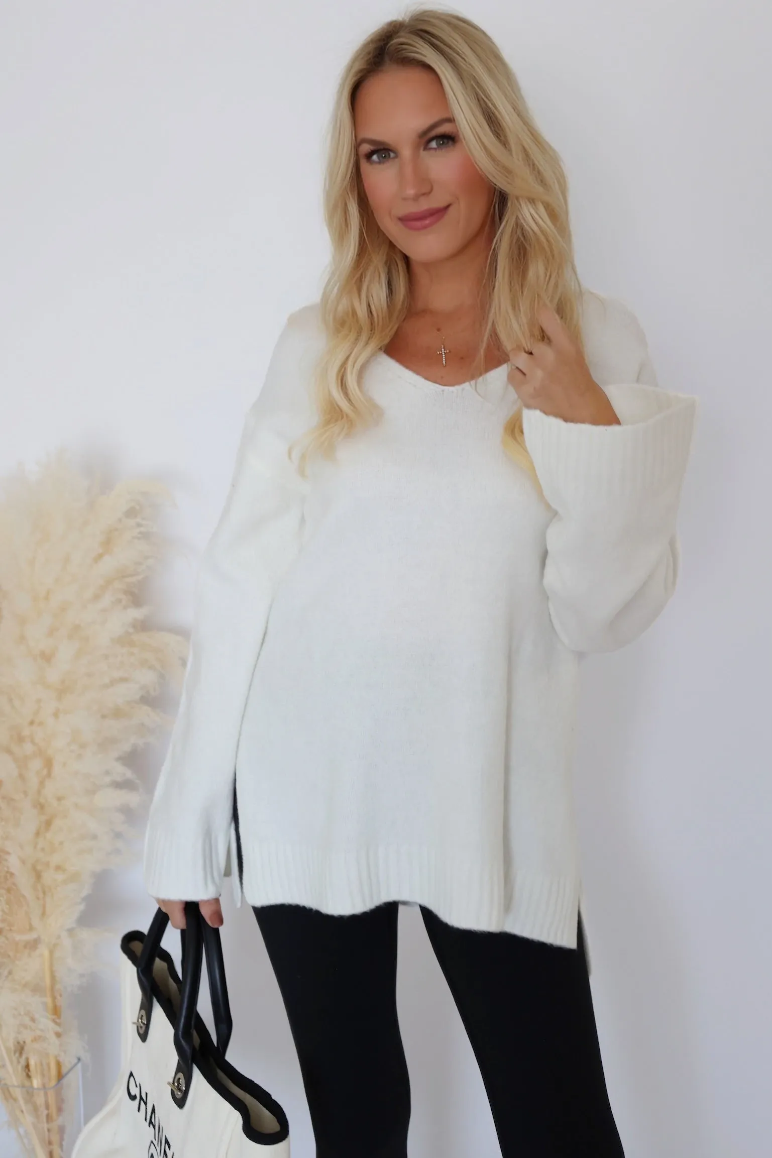 Modern Sweater- Sea Salt (FINAL SALE) NaturalFiberBlend