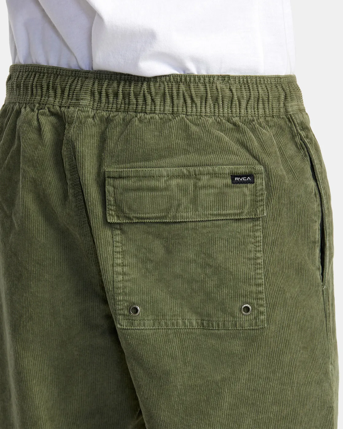 Escape 17" Elastic Waist Corduroy Shorts - Surplus