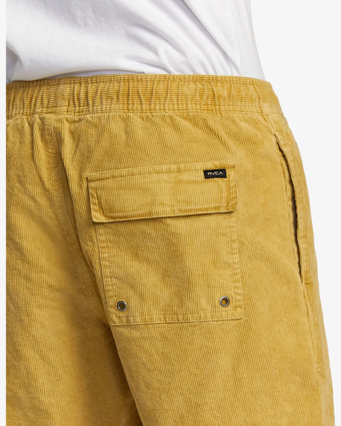 Escape Elastic Waist Corduroy Shorts 17” - Southern Moss