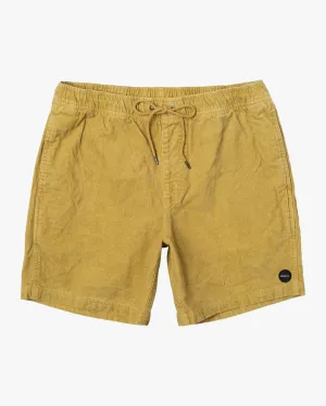 Escape Elastic Waist Corduroy Shorts 17” - Southern Moss