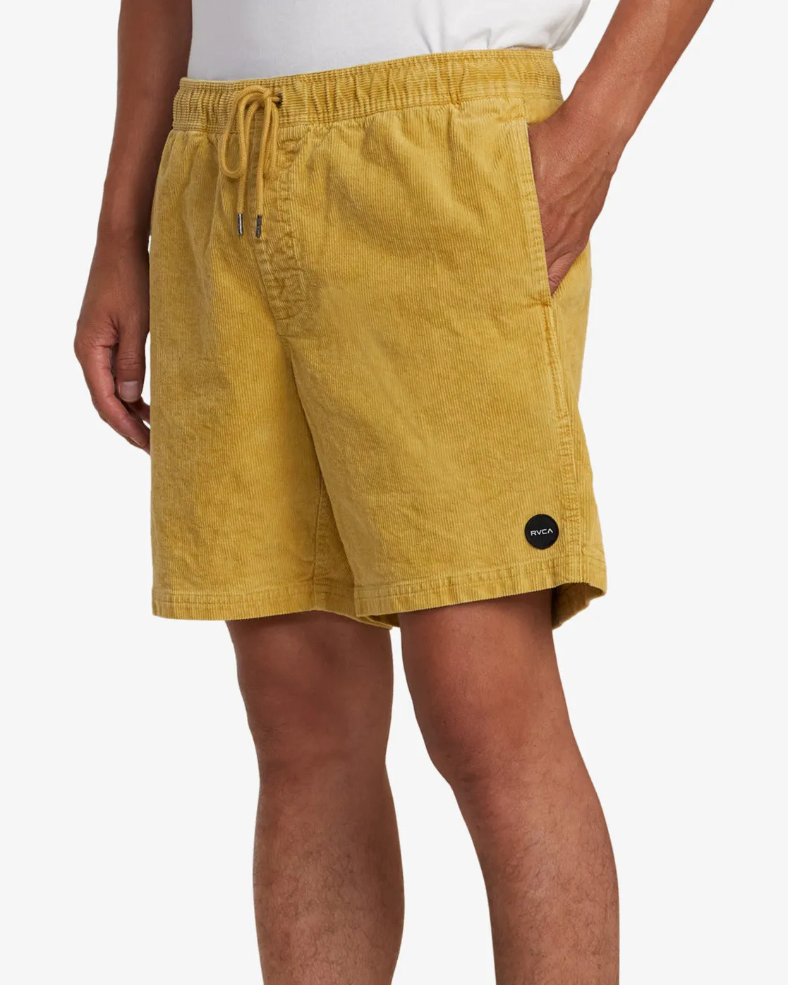 Escape Elastic Waist Corduroy Shorts 17” - Southern Moss