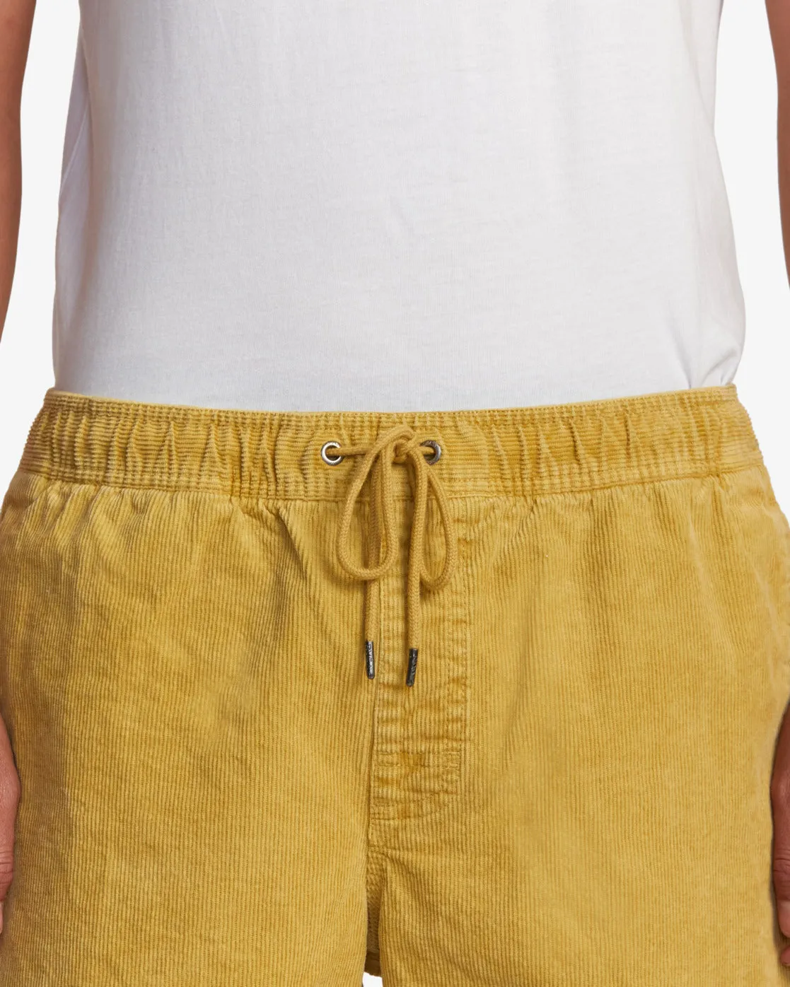 Escape Elastic Waist Corduroy Shorts 17” - Southern Moss