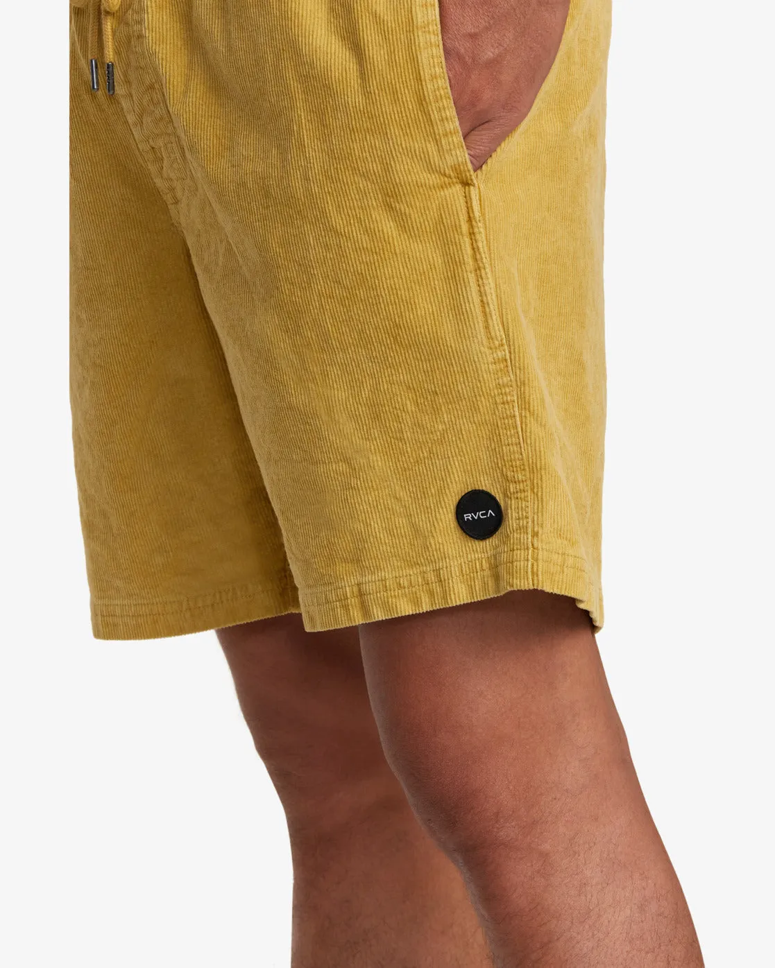 Escape Elastic Waist Corduroy Shorts 17” - Southern Moss